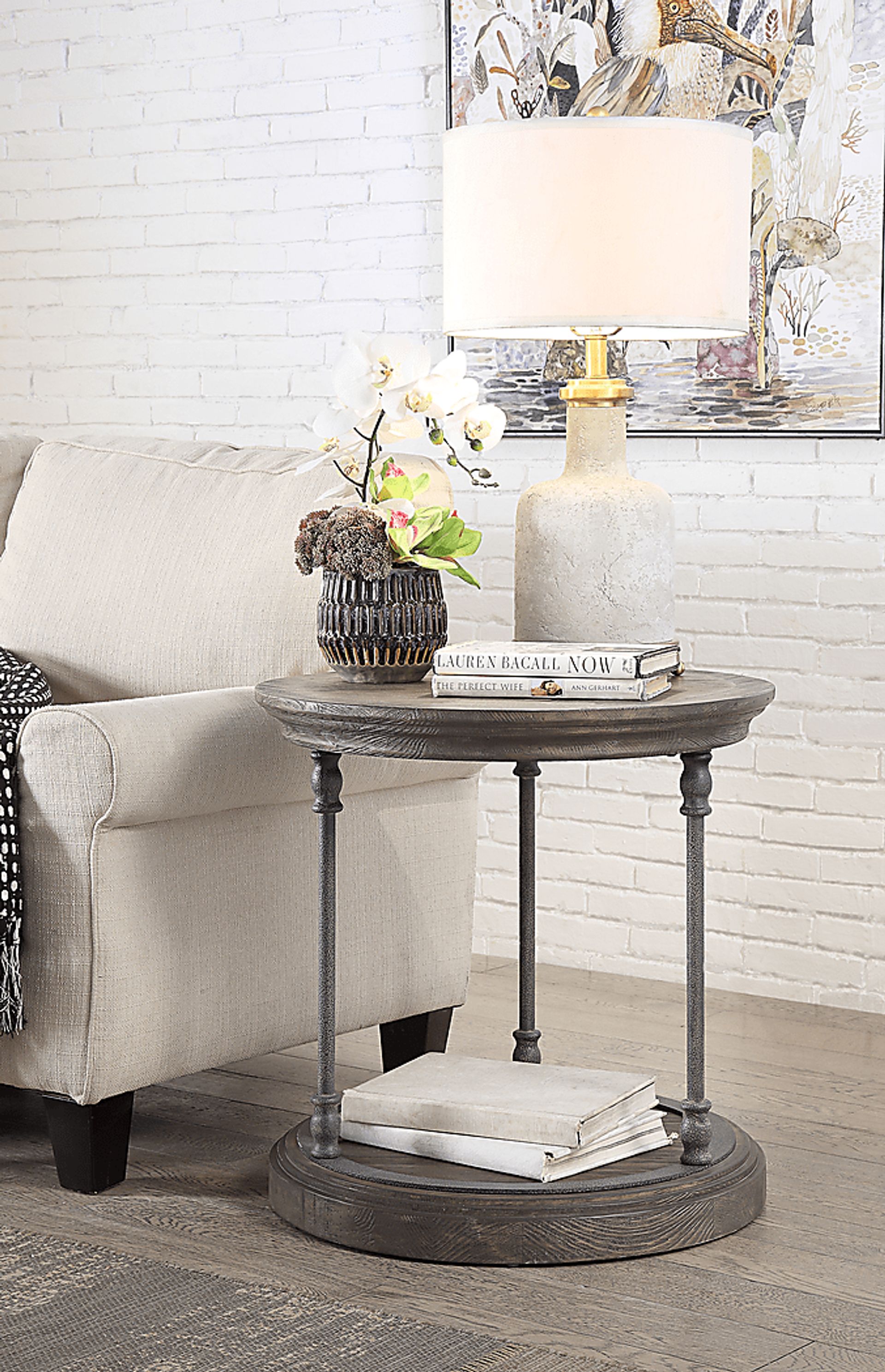 Aferia Brown End Table - Image 3