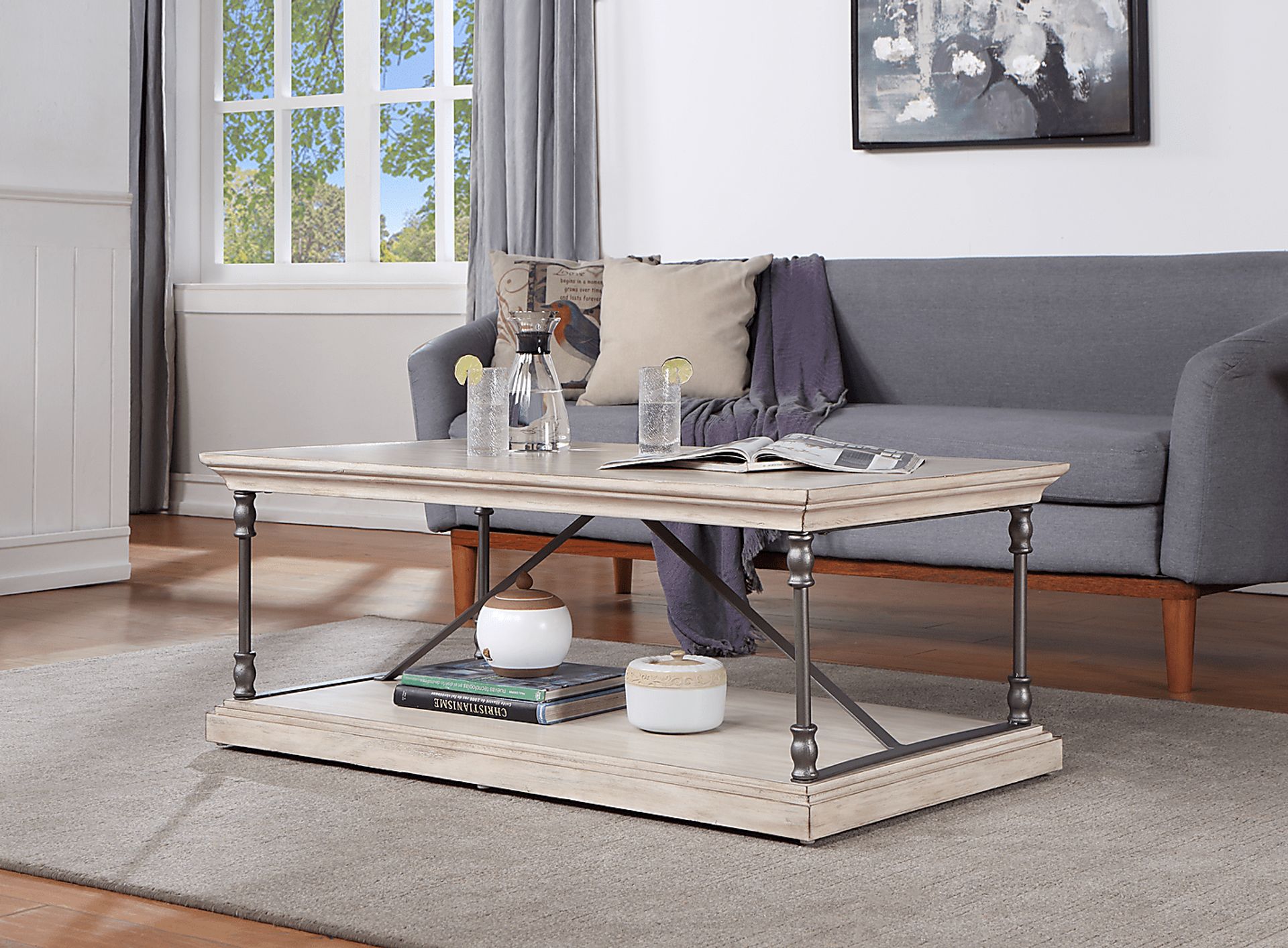 Aferia Sand Cocktail Table - Image 5