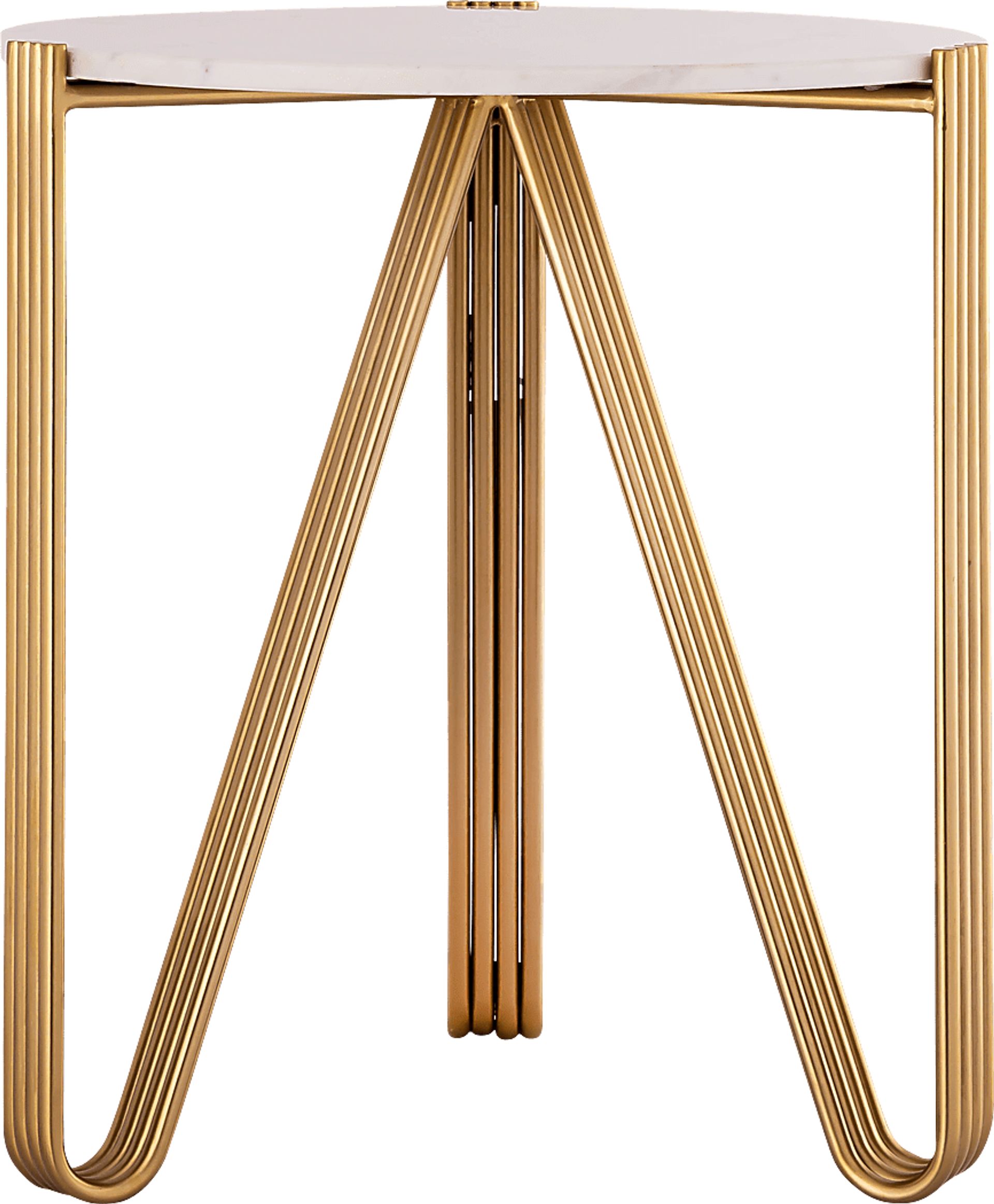 Aferna White Accent Table - Image 2