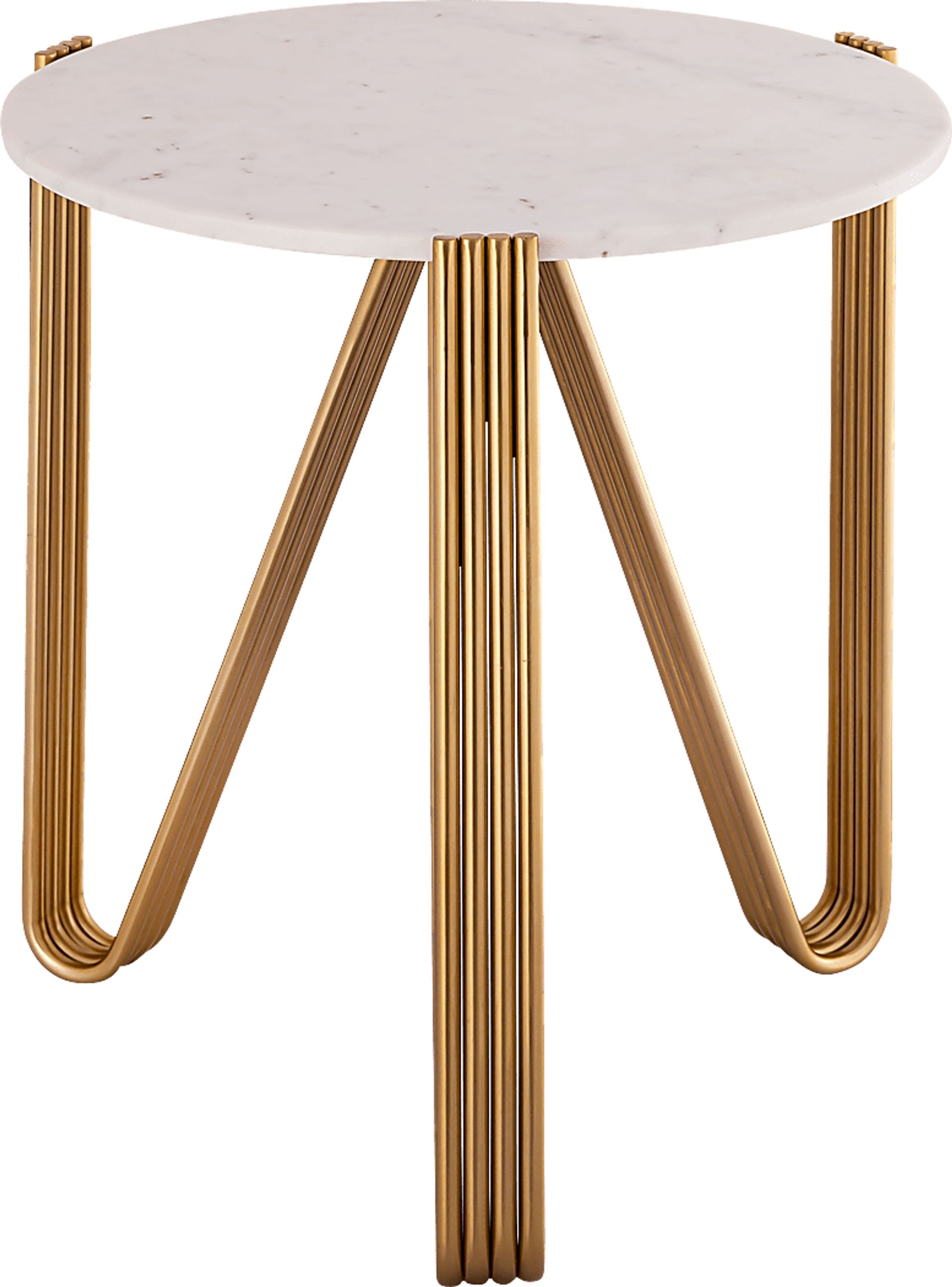 Aferna White Accent Table - Image 3