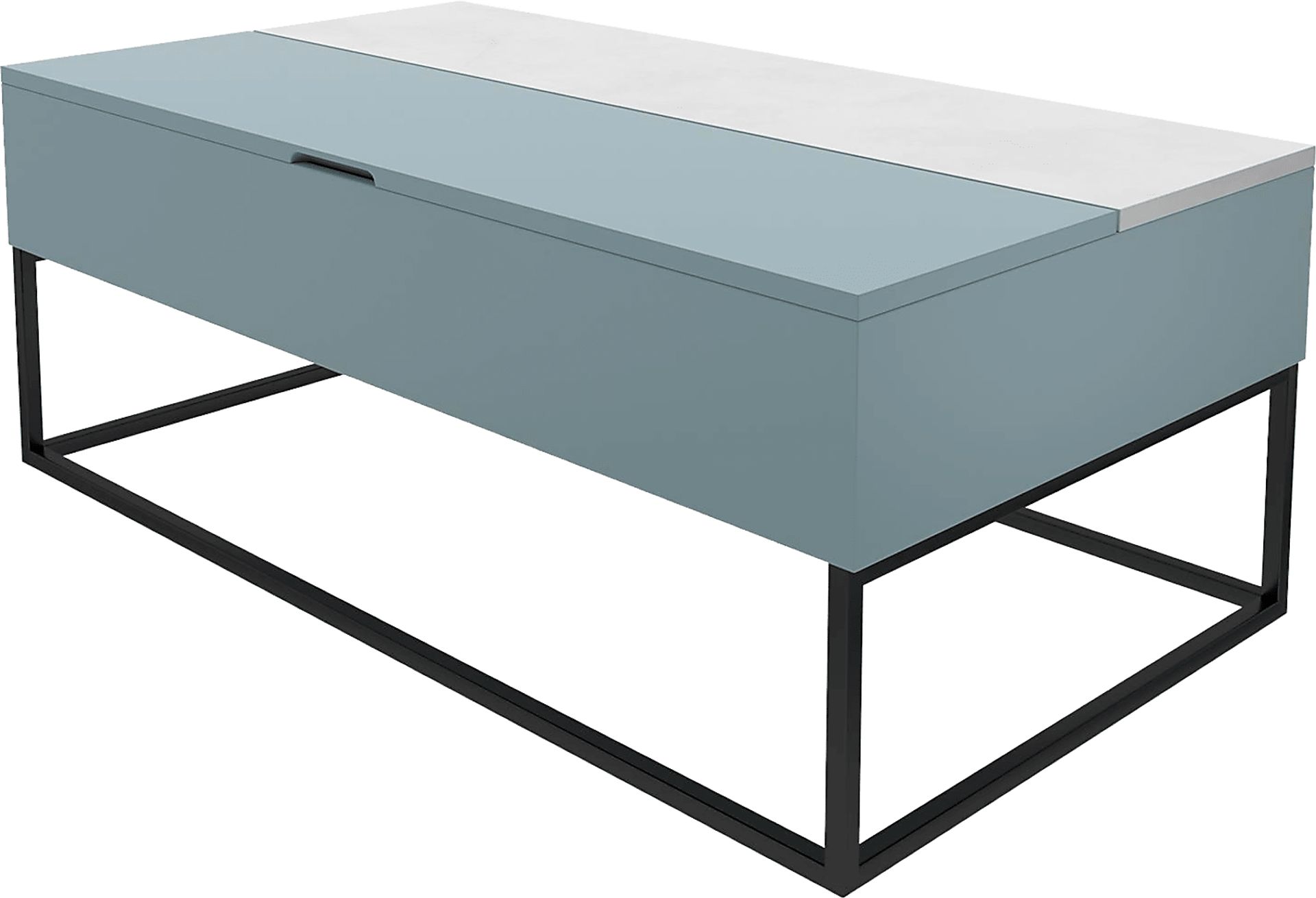 Affton Blue Lift-Top Cocktail Table - Image 5