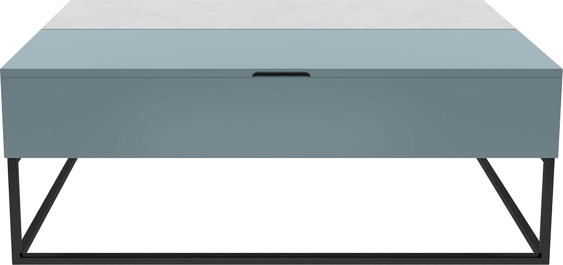 Affton Blue Lift-Top Cocktail Table - Image 1