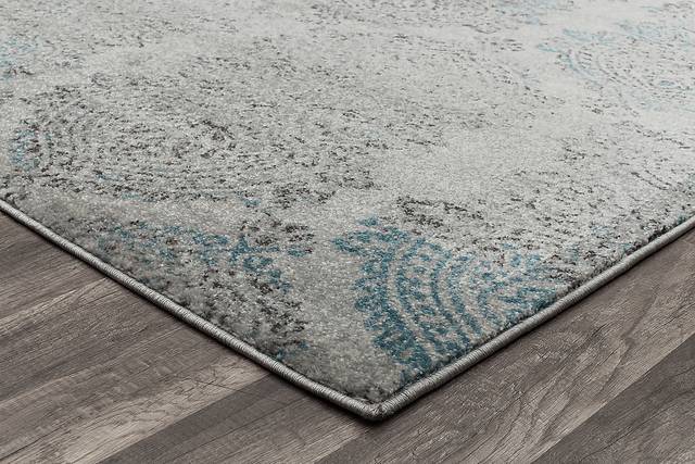 Aftan Blue 5' x 7' Rug - Thumbnail - Image 2