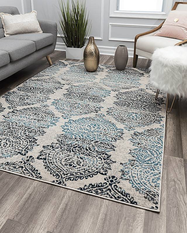 Aftan Gray 5' x 7' Rug - Thumbnail - Image 3