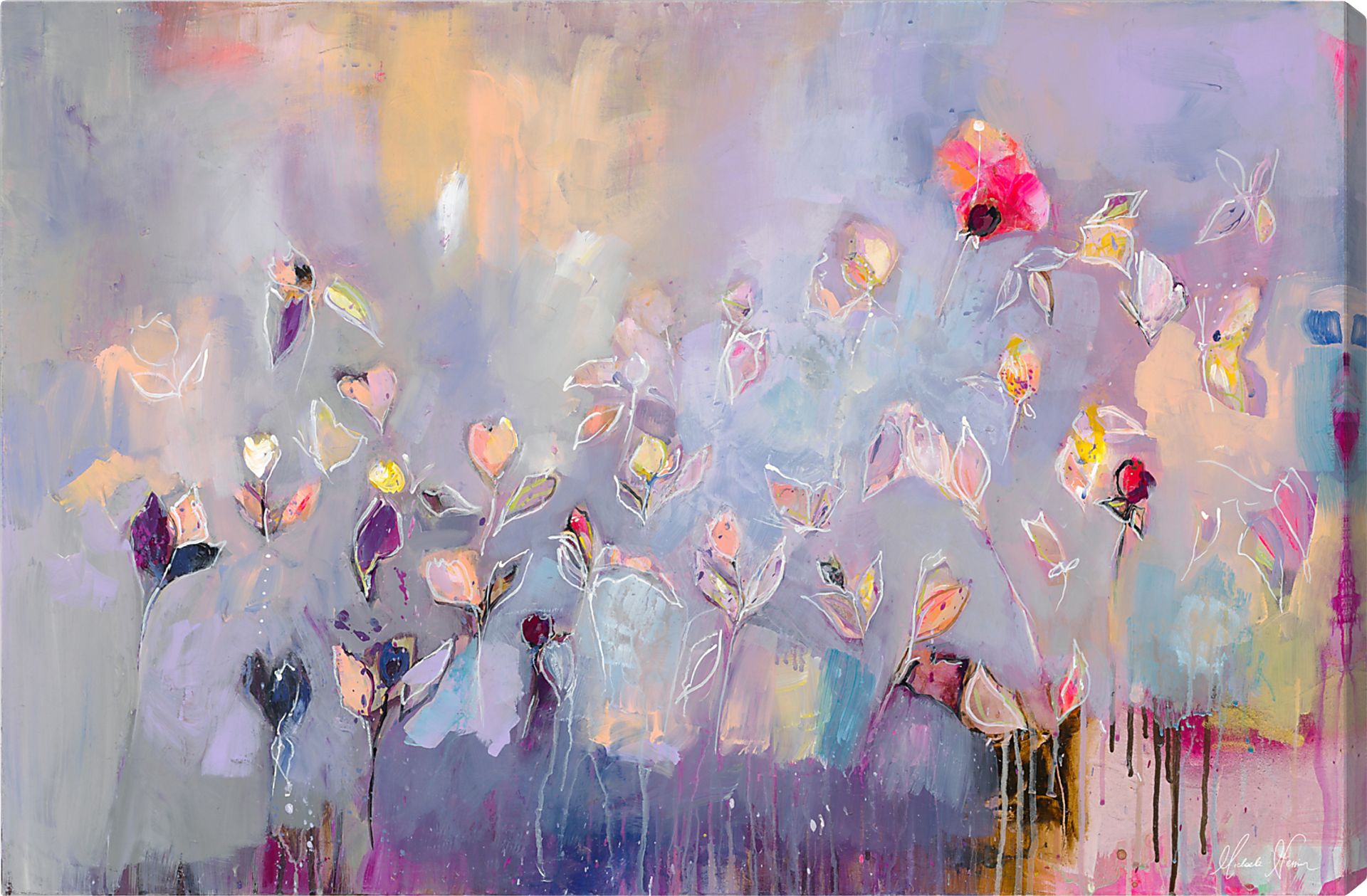 After The Rain Purple Artwork - Image 1