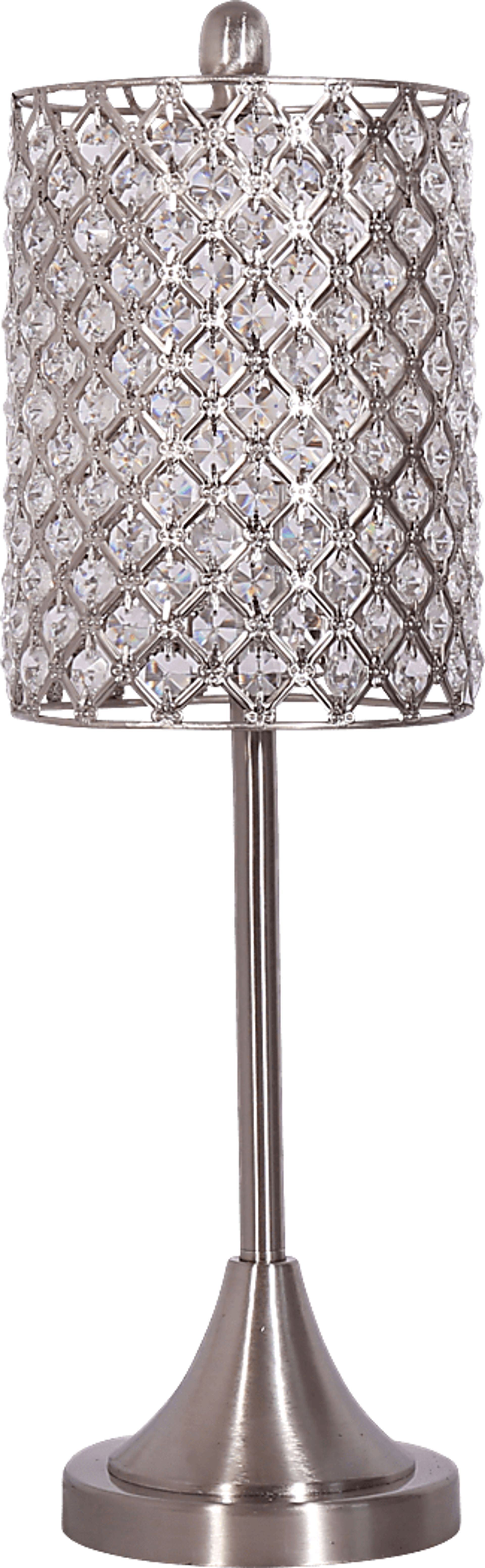 Aftonshire Silver Lamp - Image 1