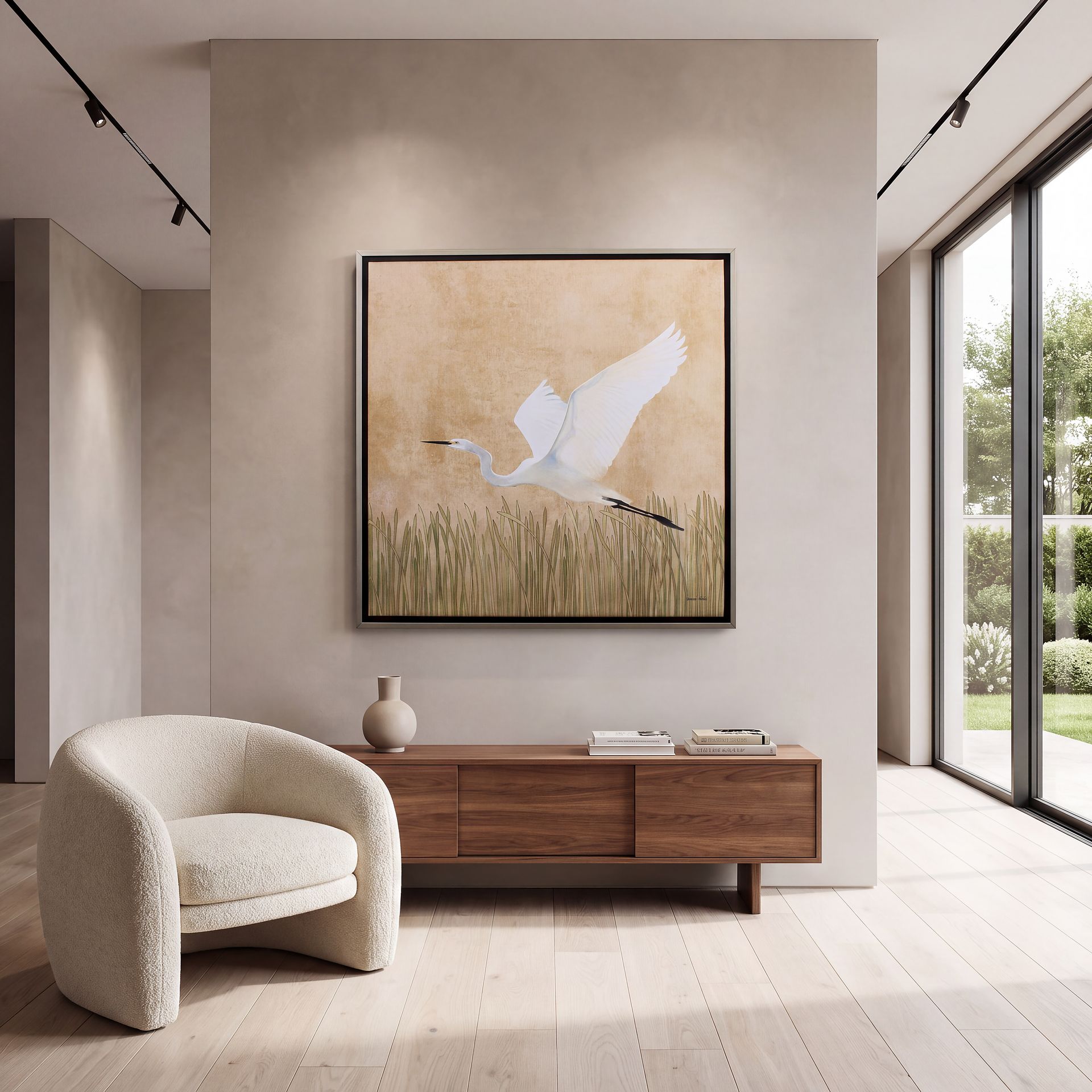 Agapanthus II Beige Artwork - Image 2