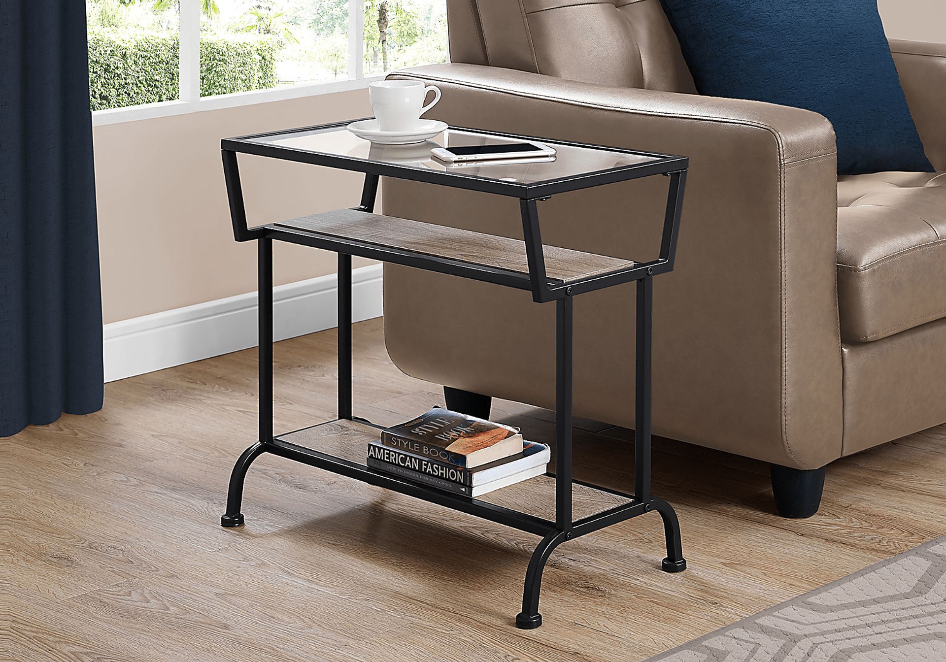 Agarita Taupe End Table - Image 2