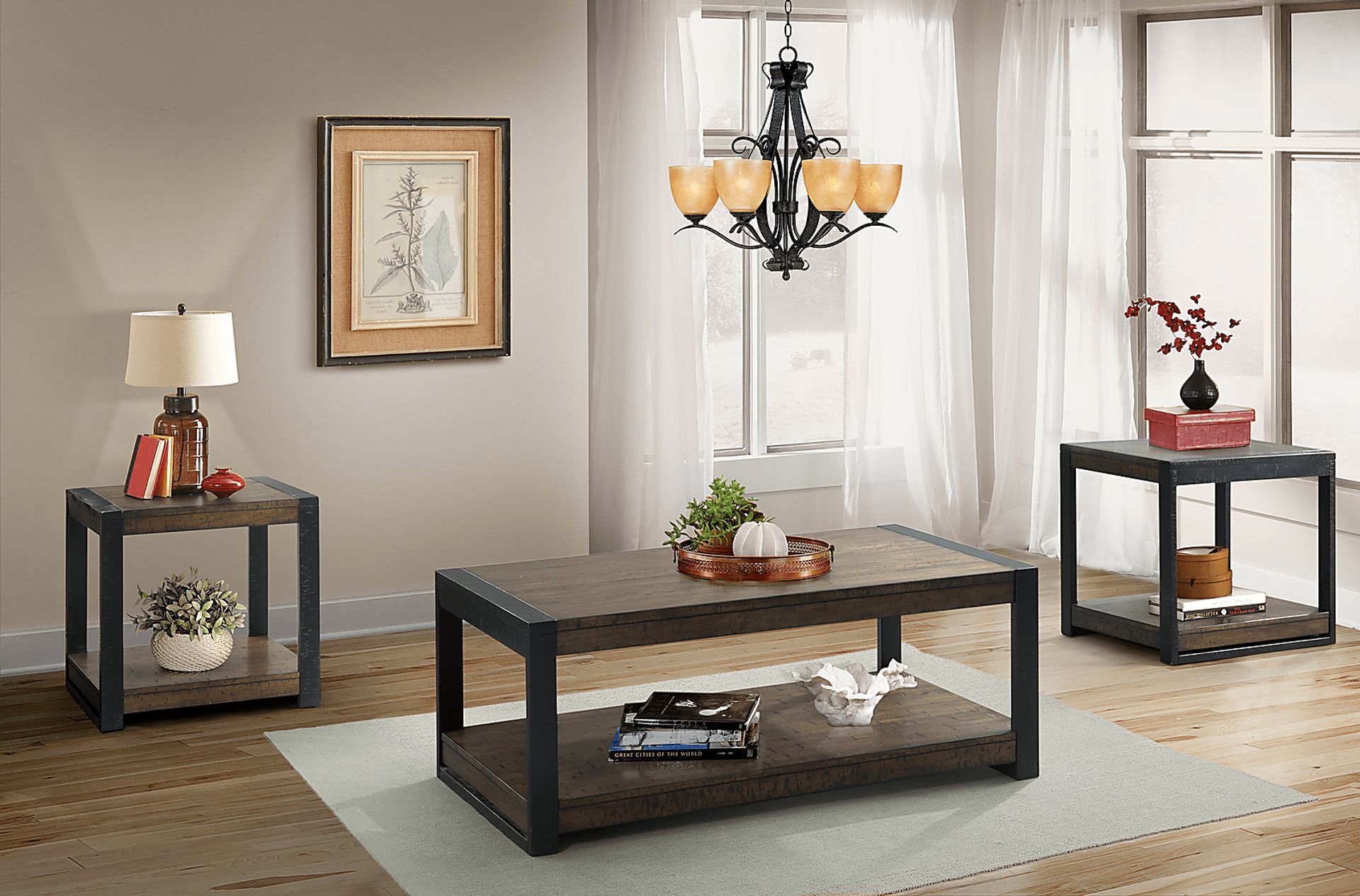 Agata Brown End Table - Image 2