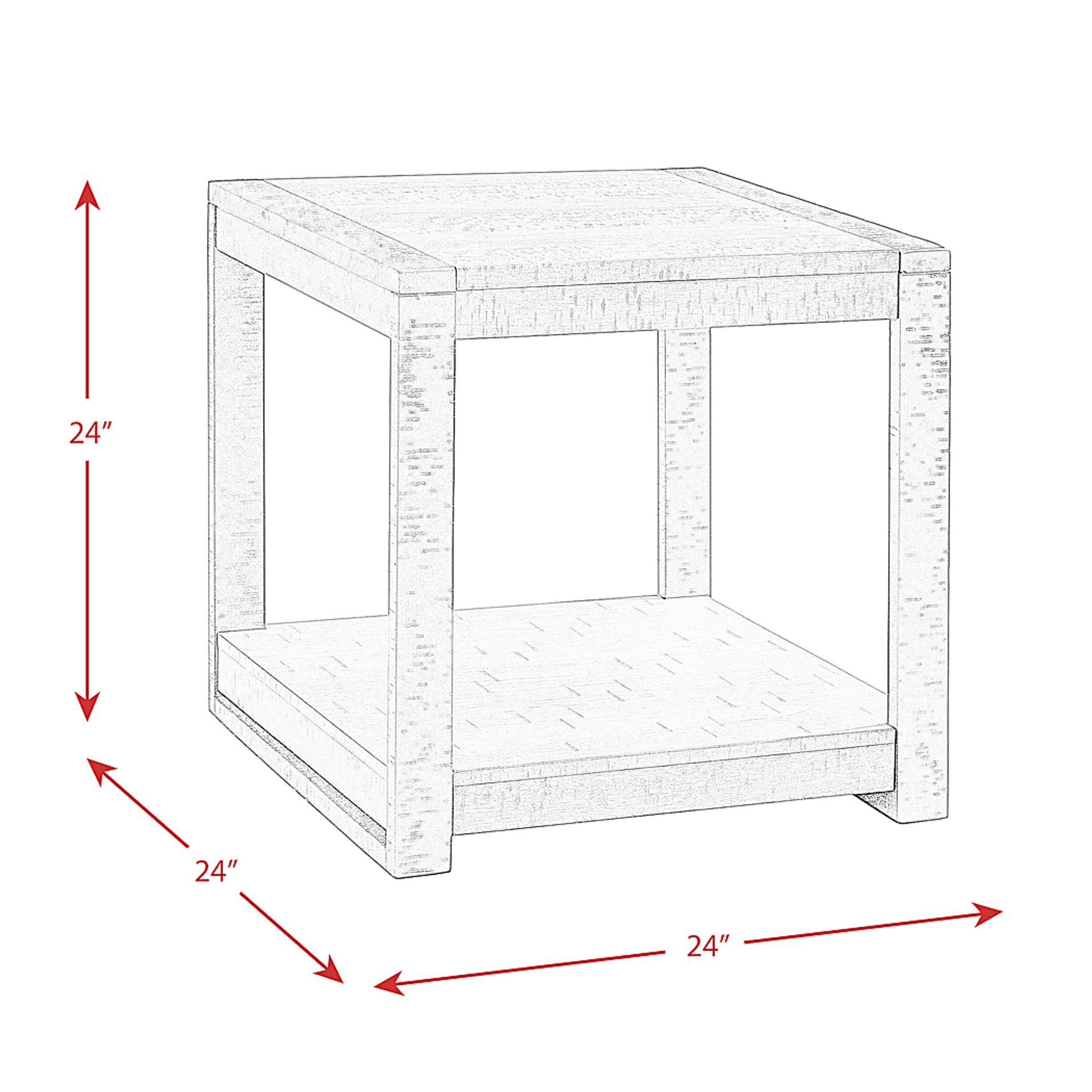 Agata Brown End Table - Image 3
