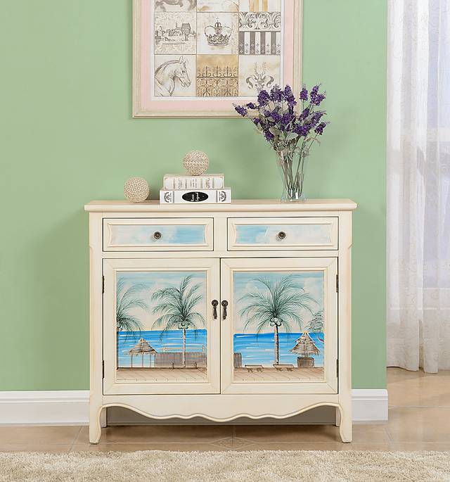 Agawela Cream Accent Cabinet - Thumbnail - Image 7