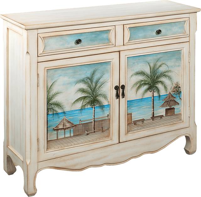 Agawela Cream Accent Cabinet - Thumbnail - Image 1