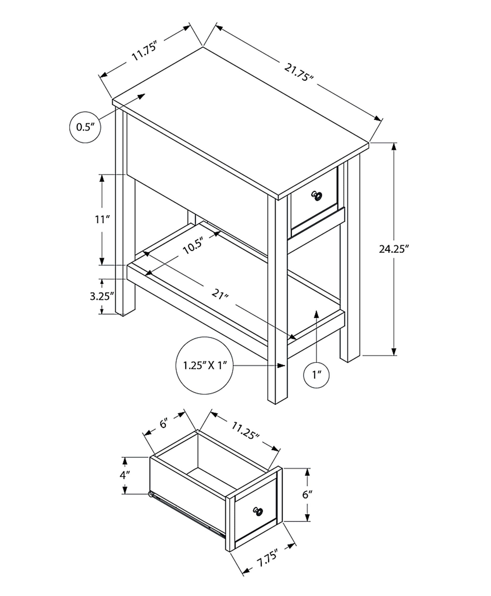 Ager Gray End Table - Image 4