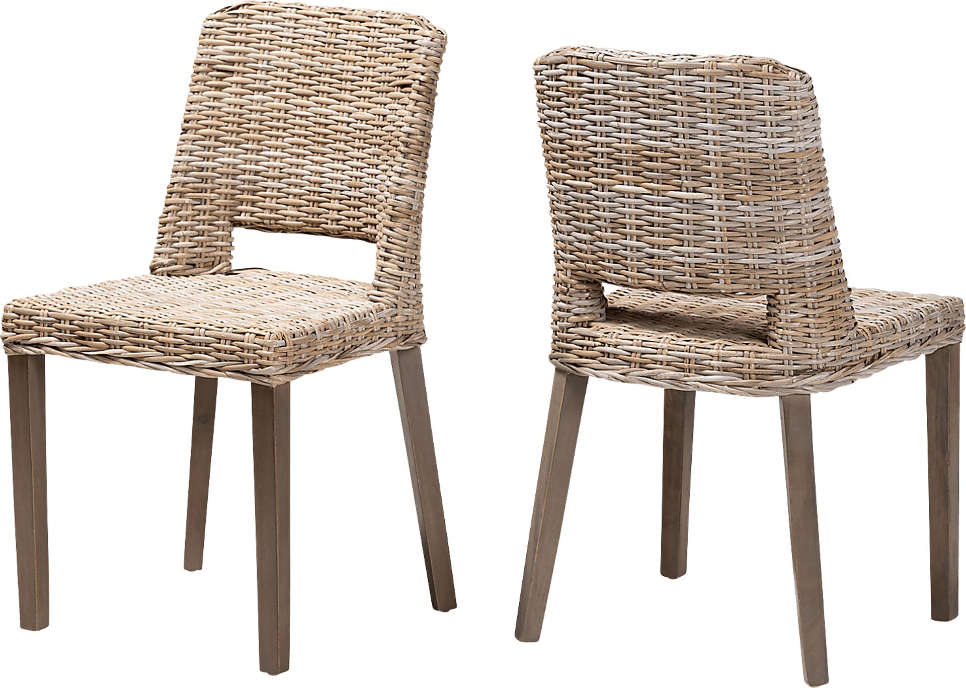 Agimay Brown Side Chair Set of 2 - Image 1