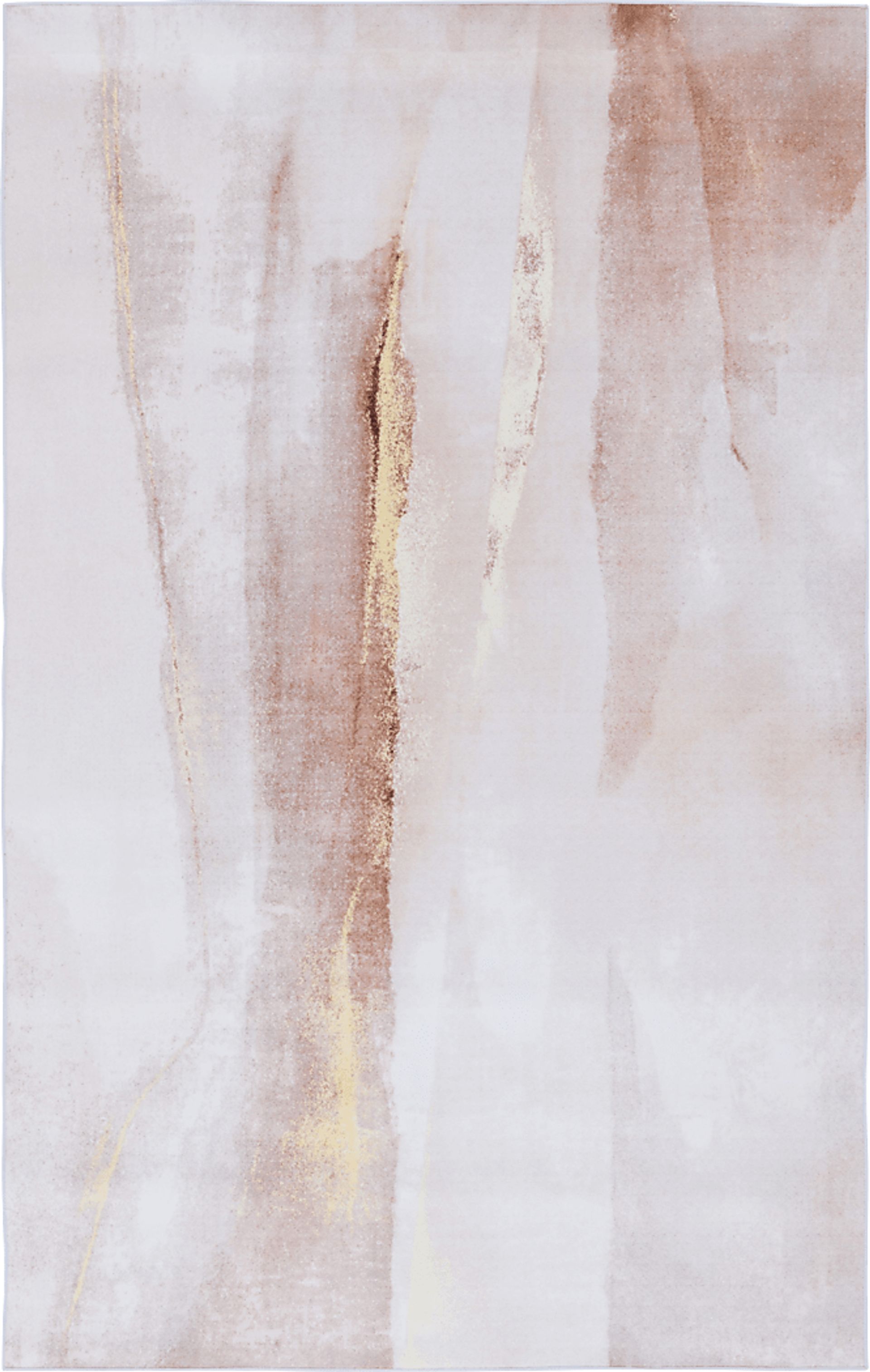 Agnax Beige/Gold 5' x 8' Rug - Image 1