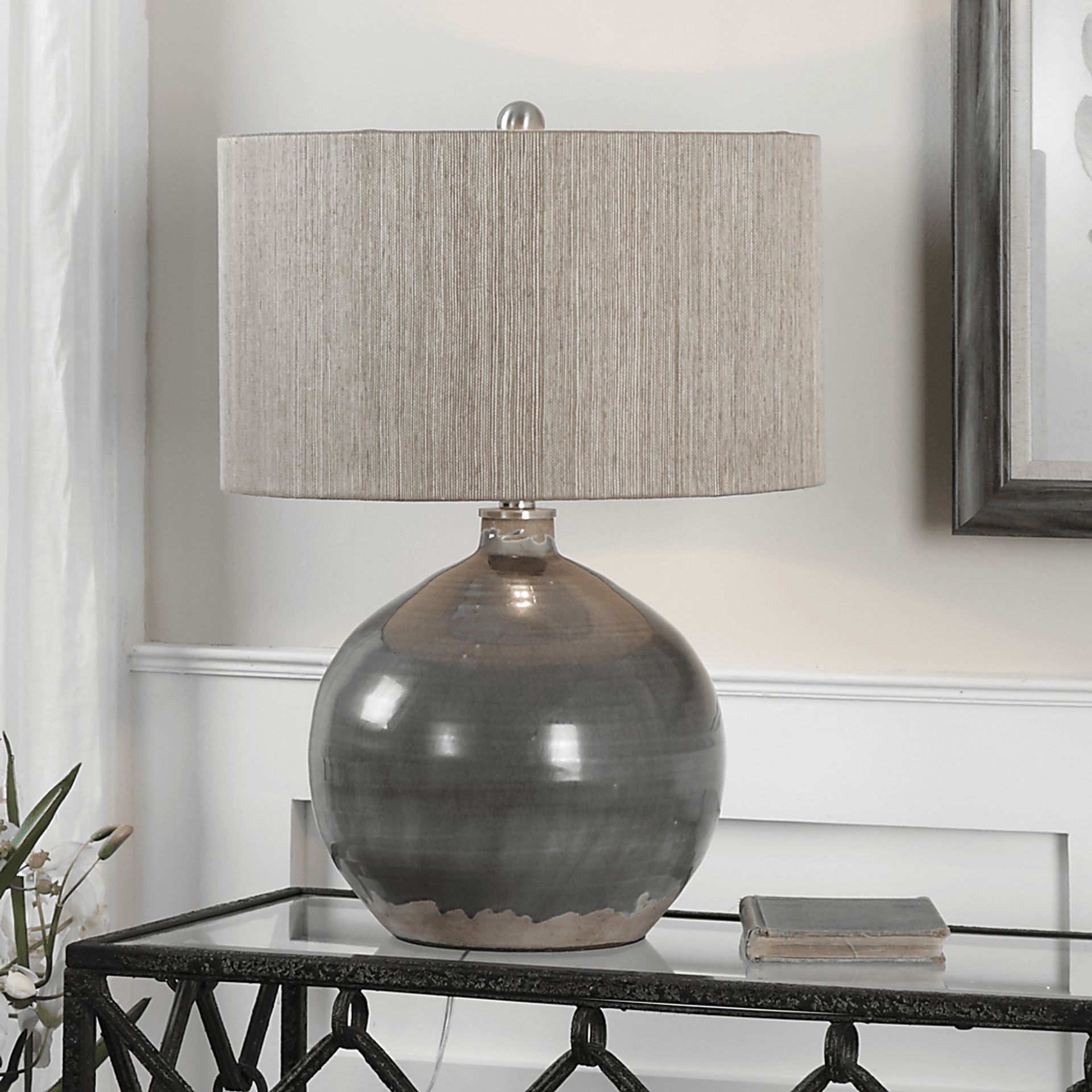 Agnes Alley Gray Lamp - Image 2