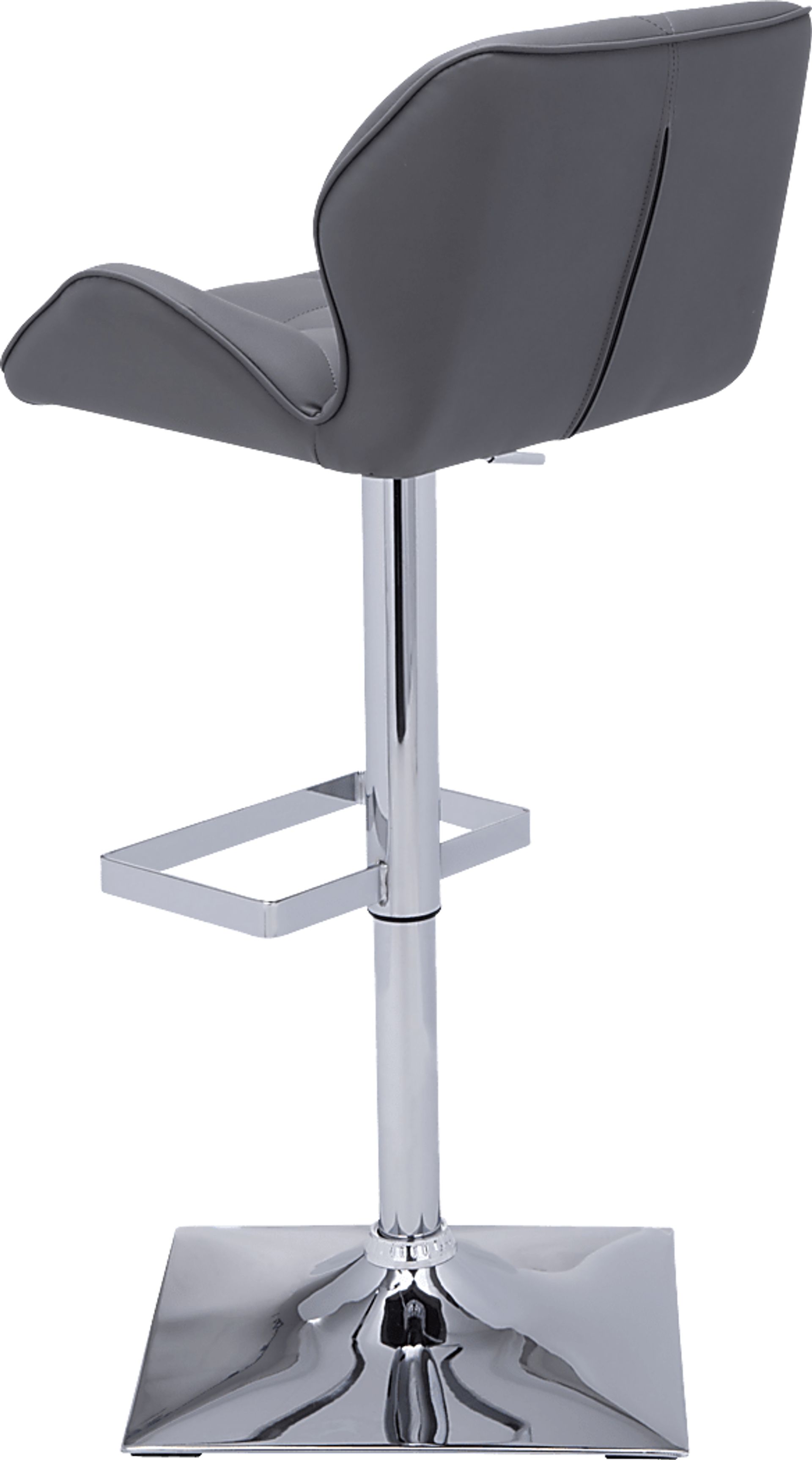 Agnon Gray Adjustable Barstool - Image 2