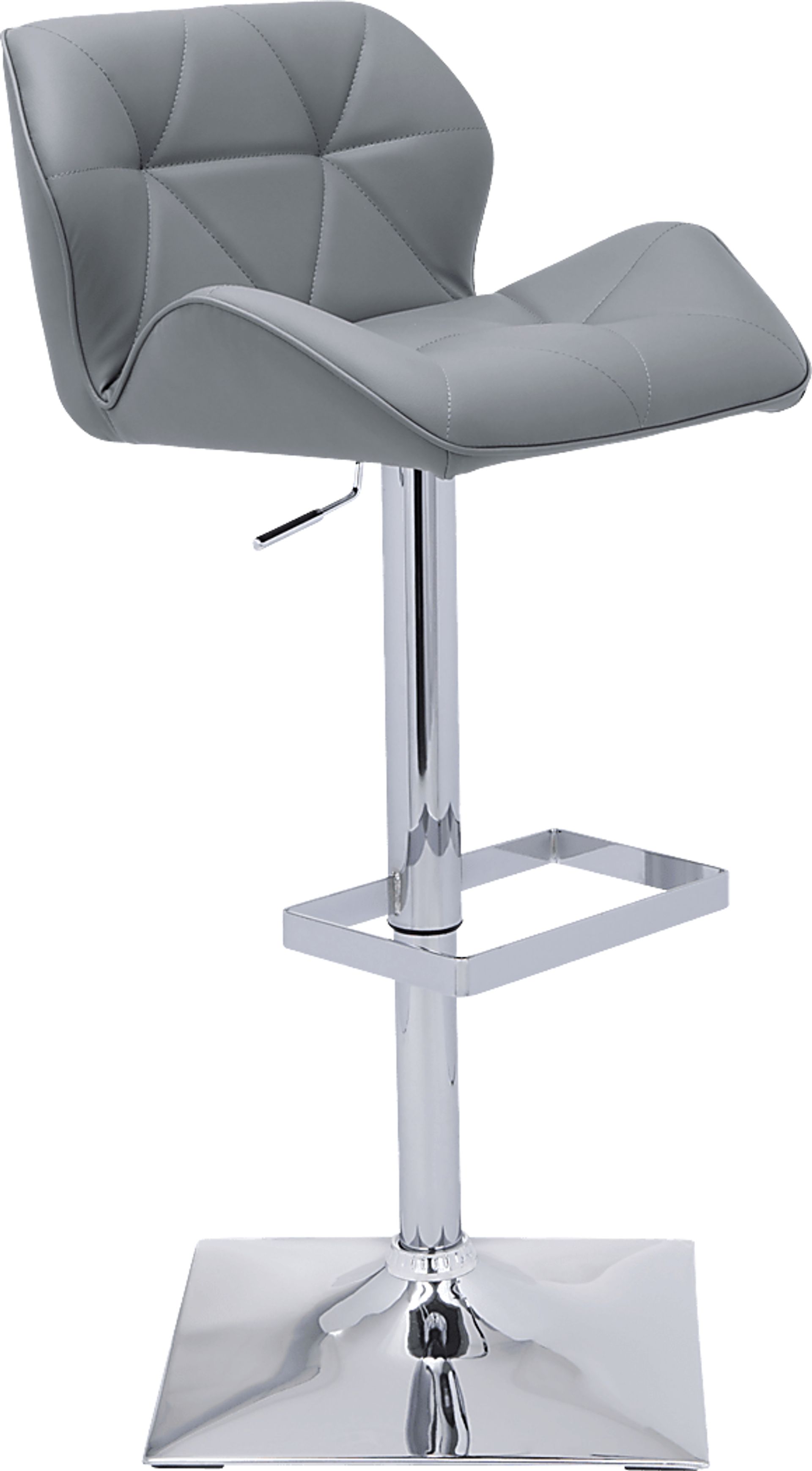 Agnon Gray Adjustable Barstool - Image 1