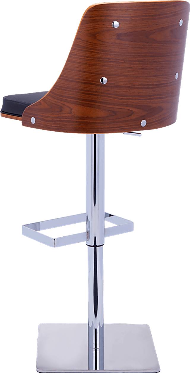 Agnon White Adjustable Barstool - Thumbnail - Image 4