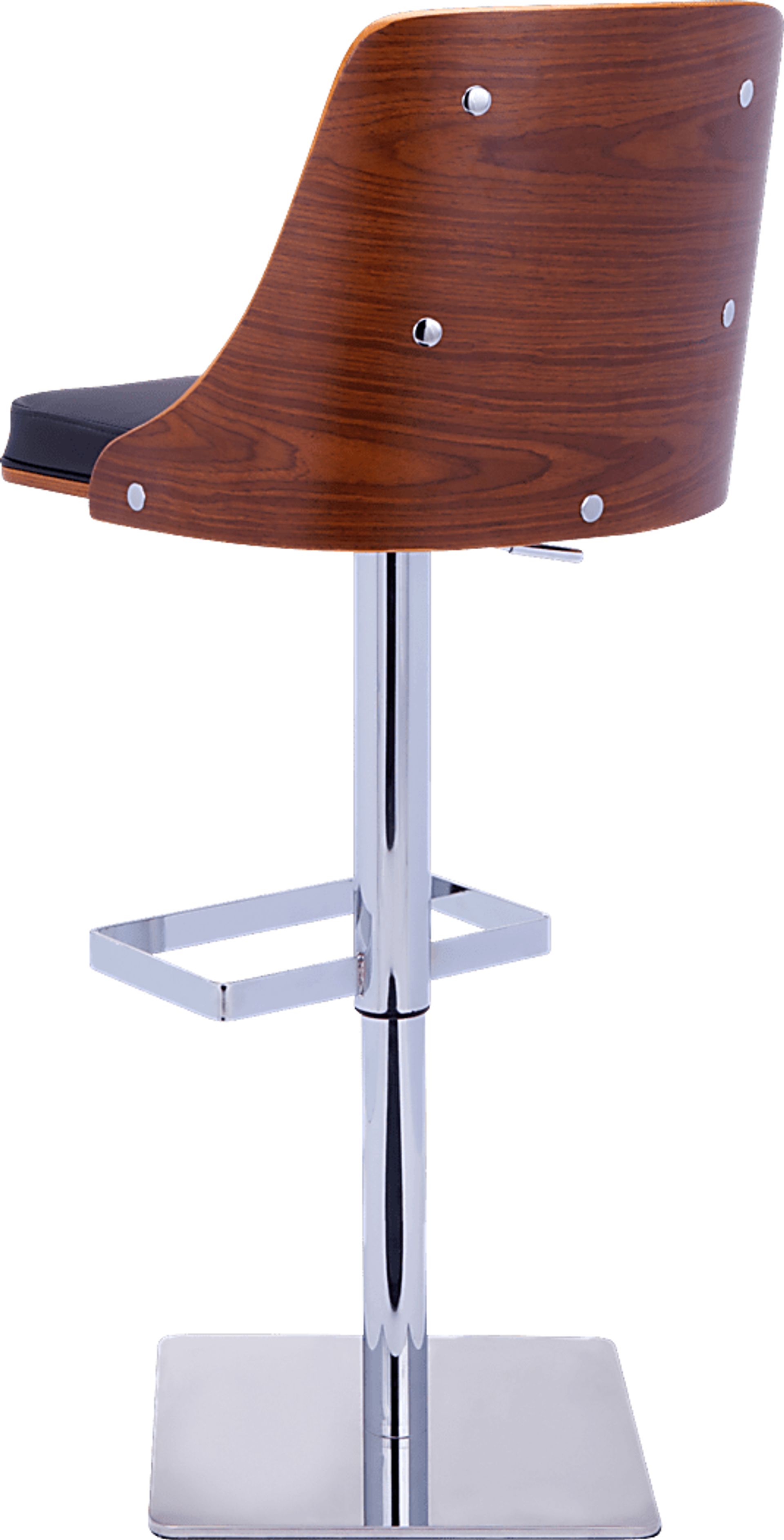 Agnon White Adjustable Barstool - Image 4