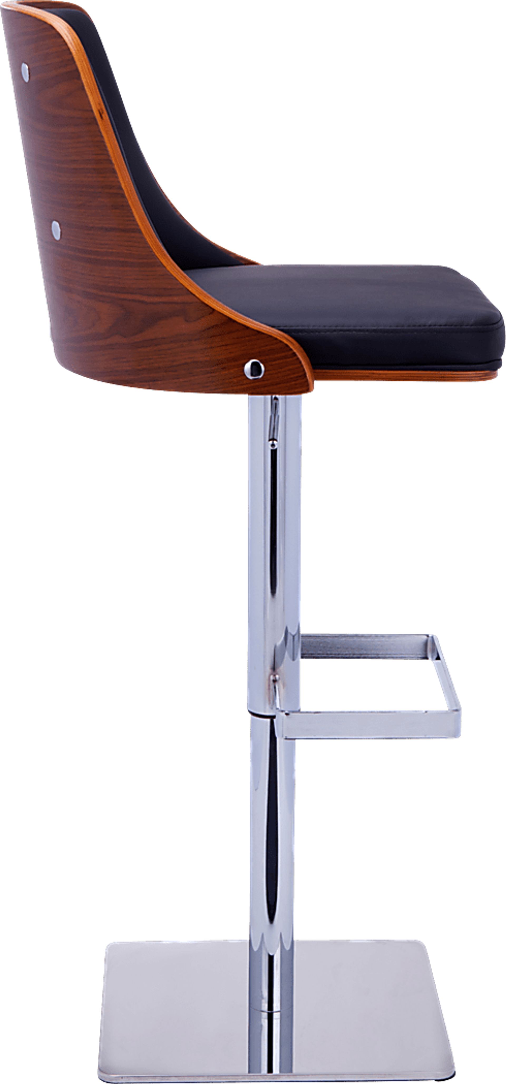 Agnon White Adjustable Barstool - Image 5