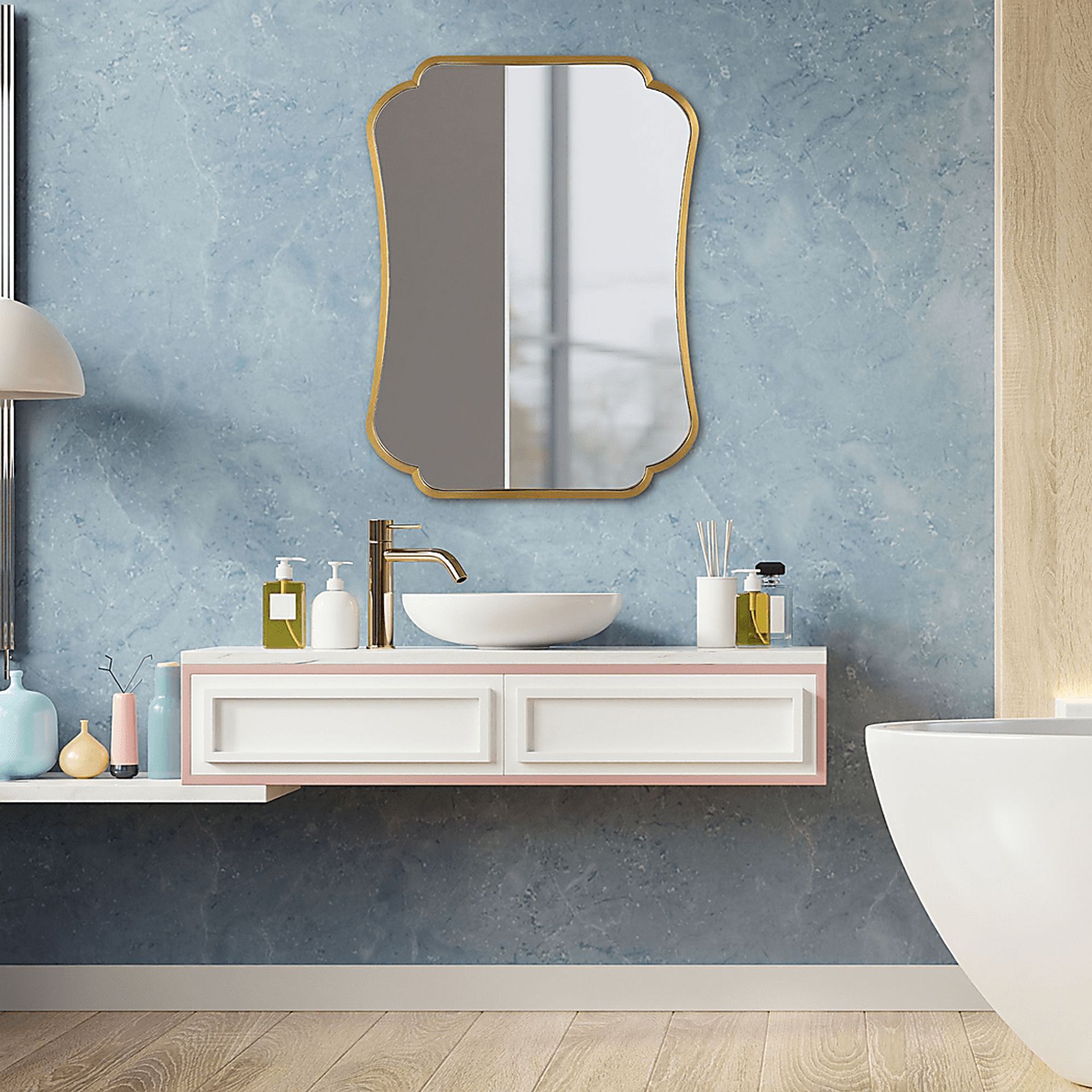 Agona Brass Mirror - Image 2