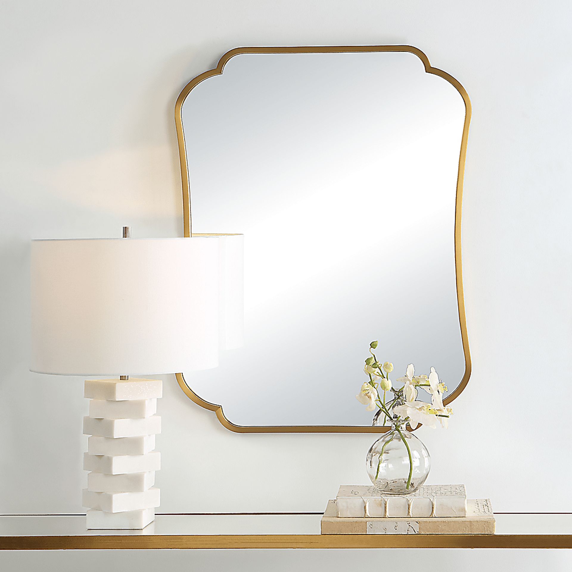 Agona Brass Mirror - Image 3