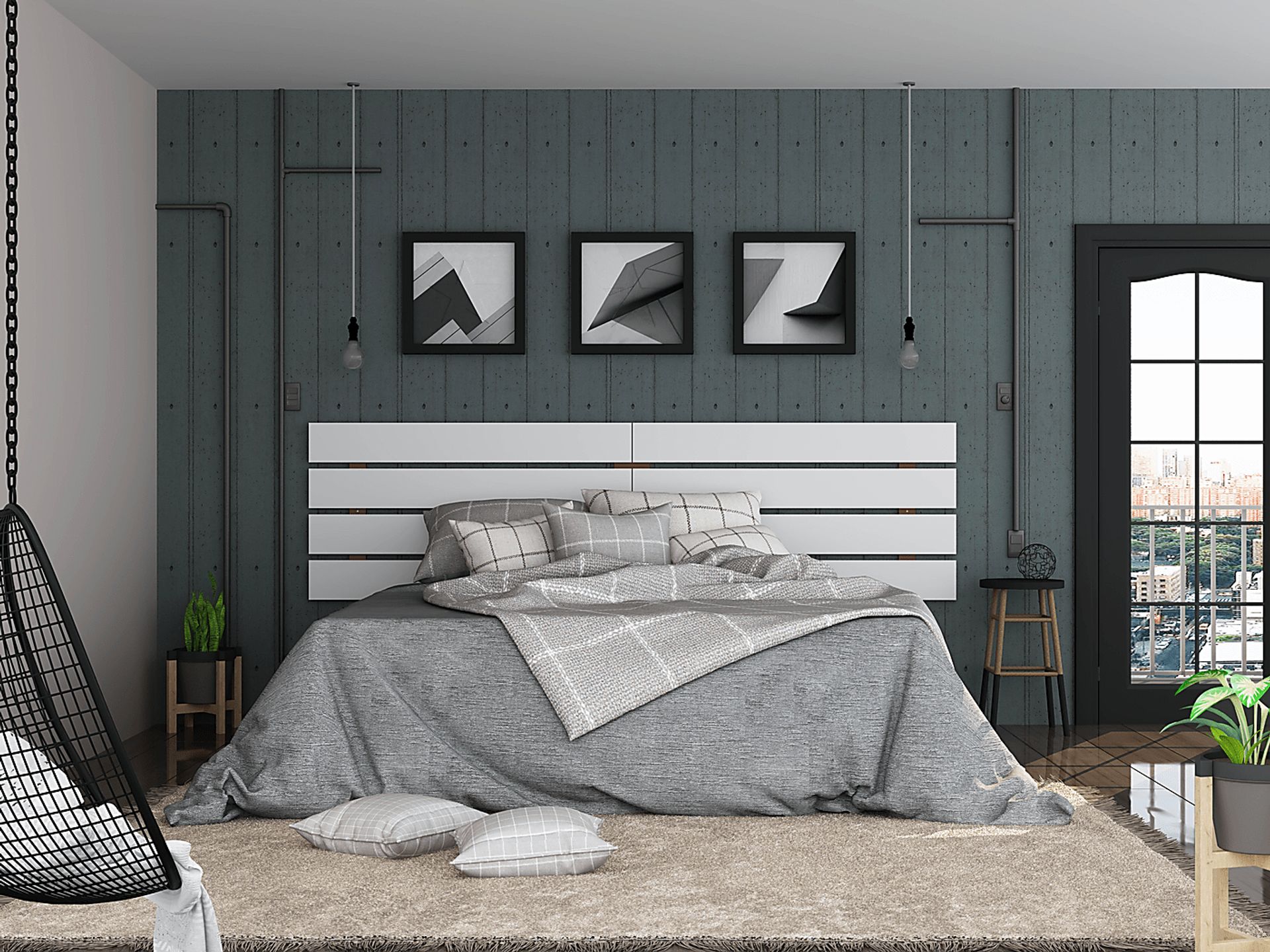 Agora Way White Queen Headboard - Image 5