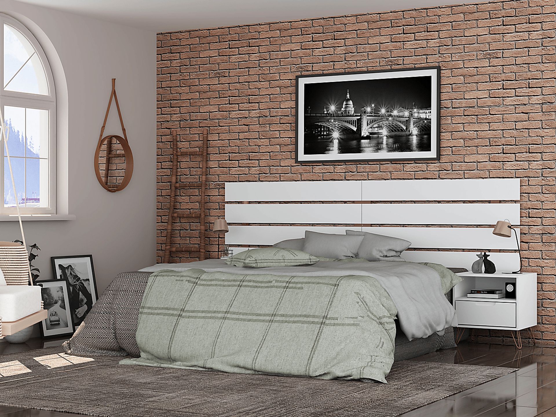 Agora Way White Queen Headboard - Image 6