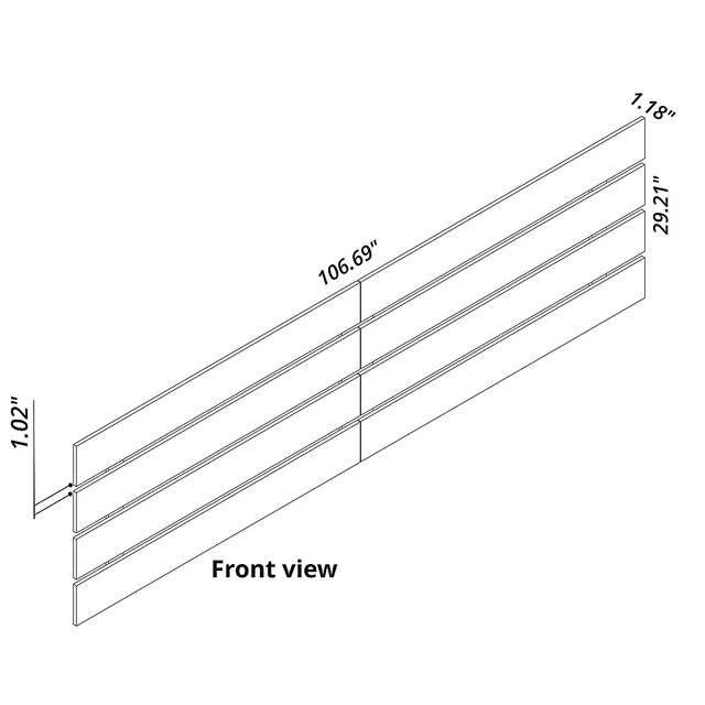Agora Way White Queen Headboard - Thumbnail - Image 9