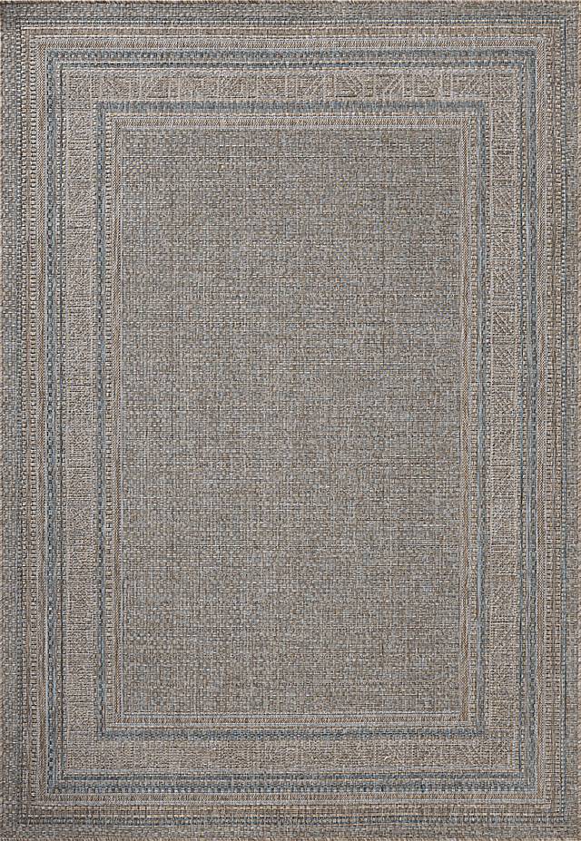 Agoura Taupe 5'3 x 7'6 Indoor/Outdoor Rug - Thumbnail - Image 1