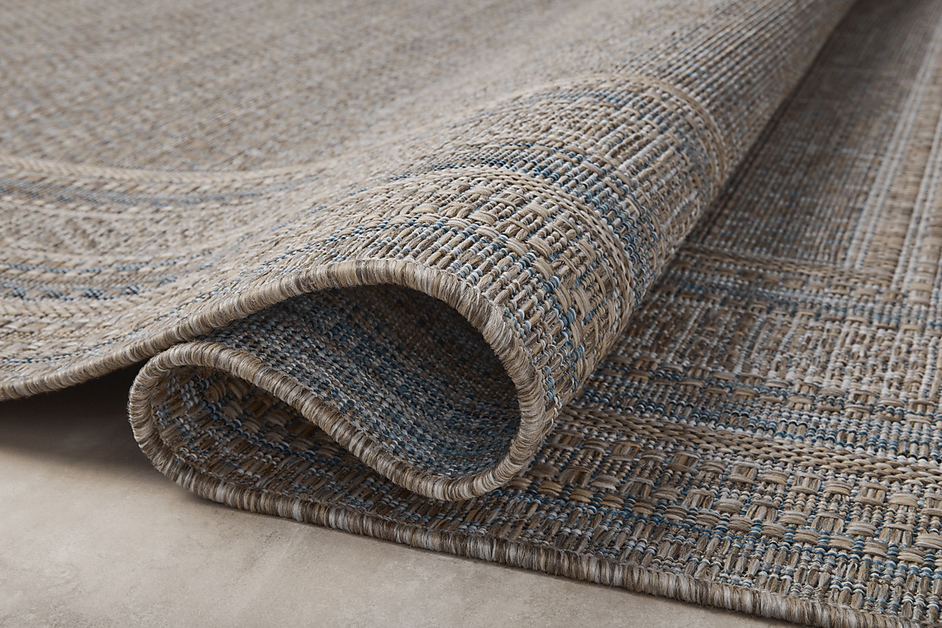 Agoura Taupe 6'7 x 9'4 Indoor/Outdoor Rug - Image 4