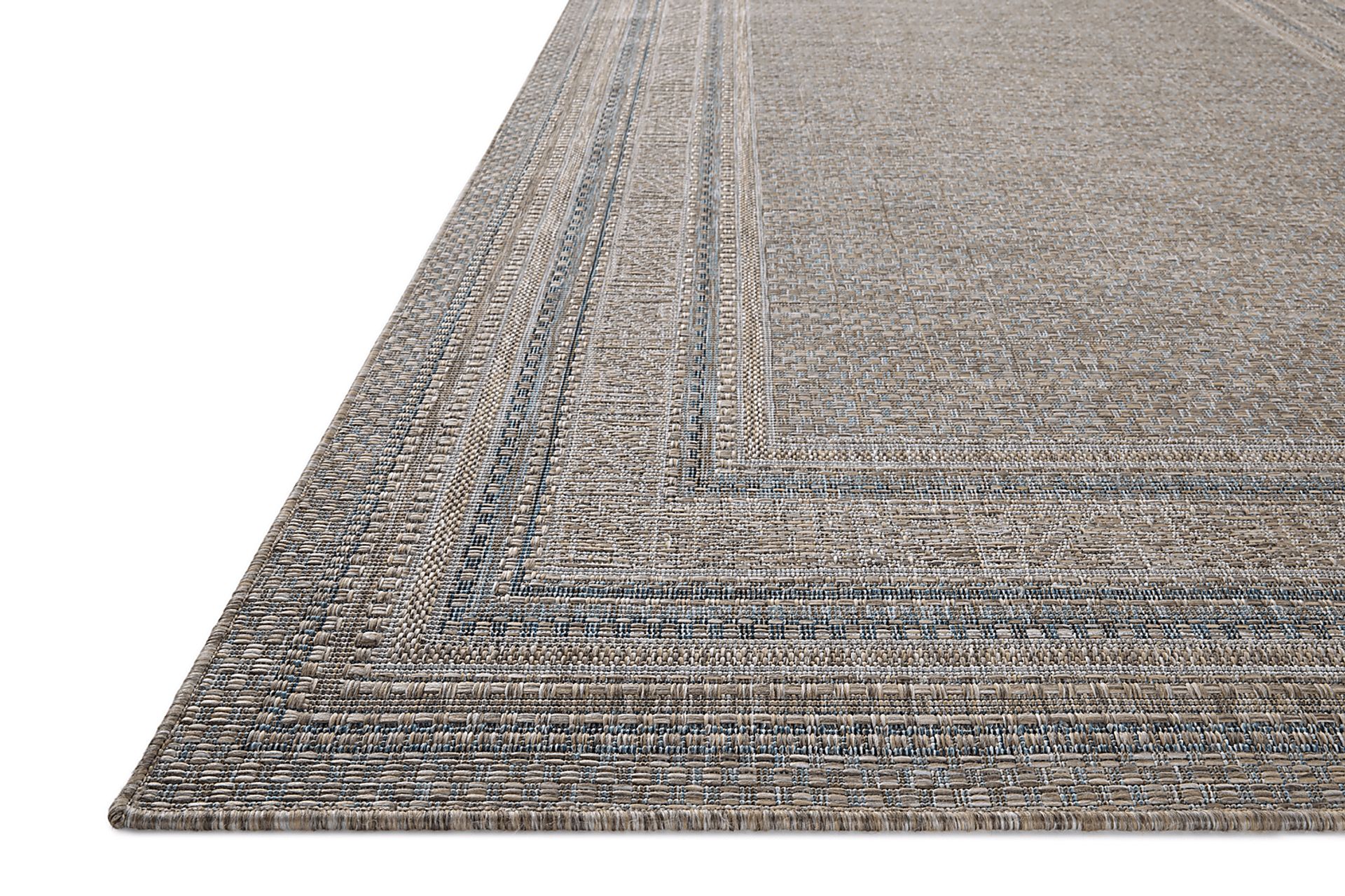 Agoura Taupe 6'7 x 9'4 Indoor/Outdoor Rug - Image 5