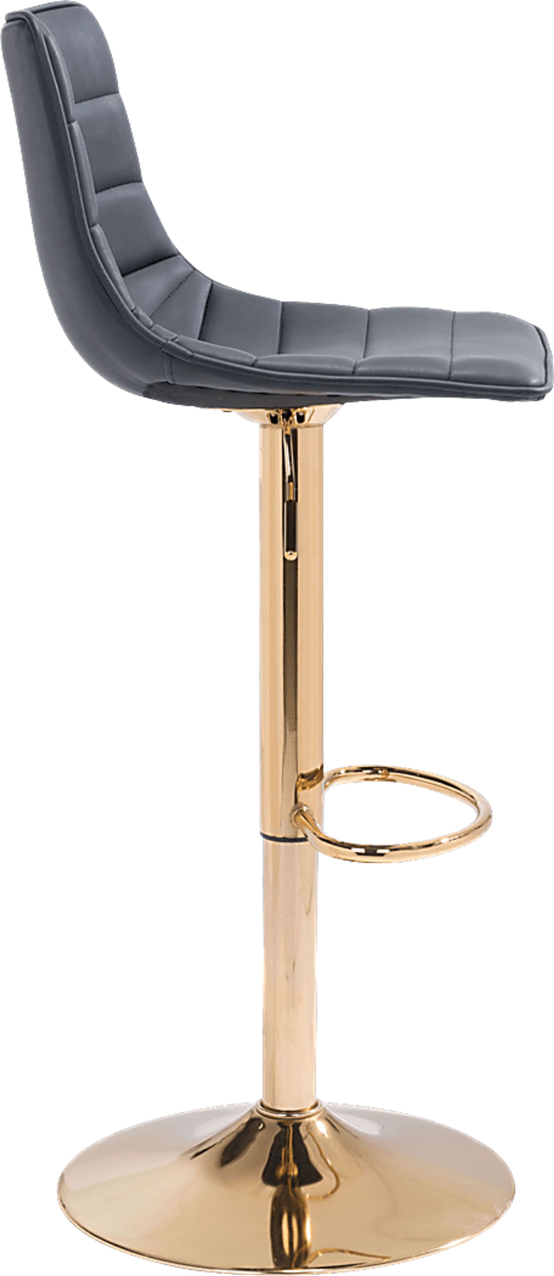 Agrona Black Adjustable Barstool - Image 2