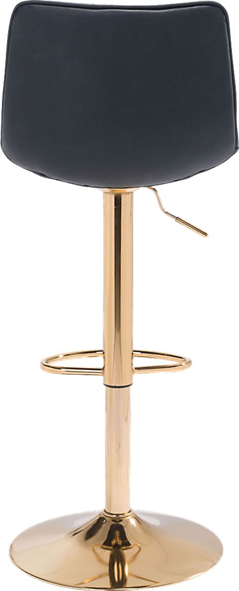 Agrona Black Adjustable Barstool