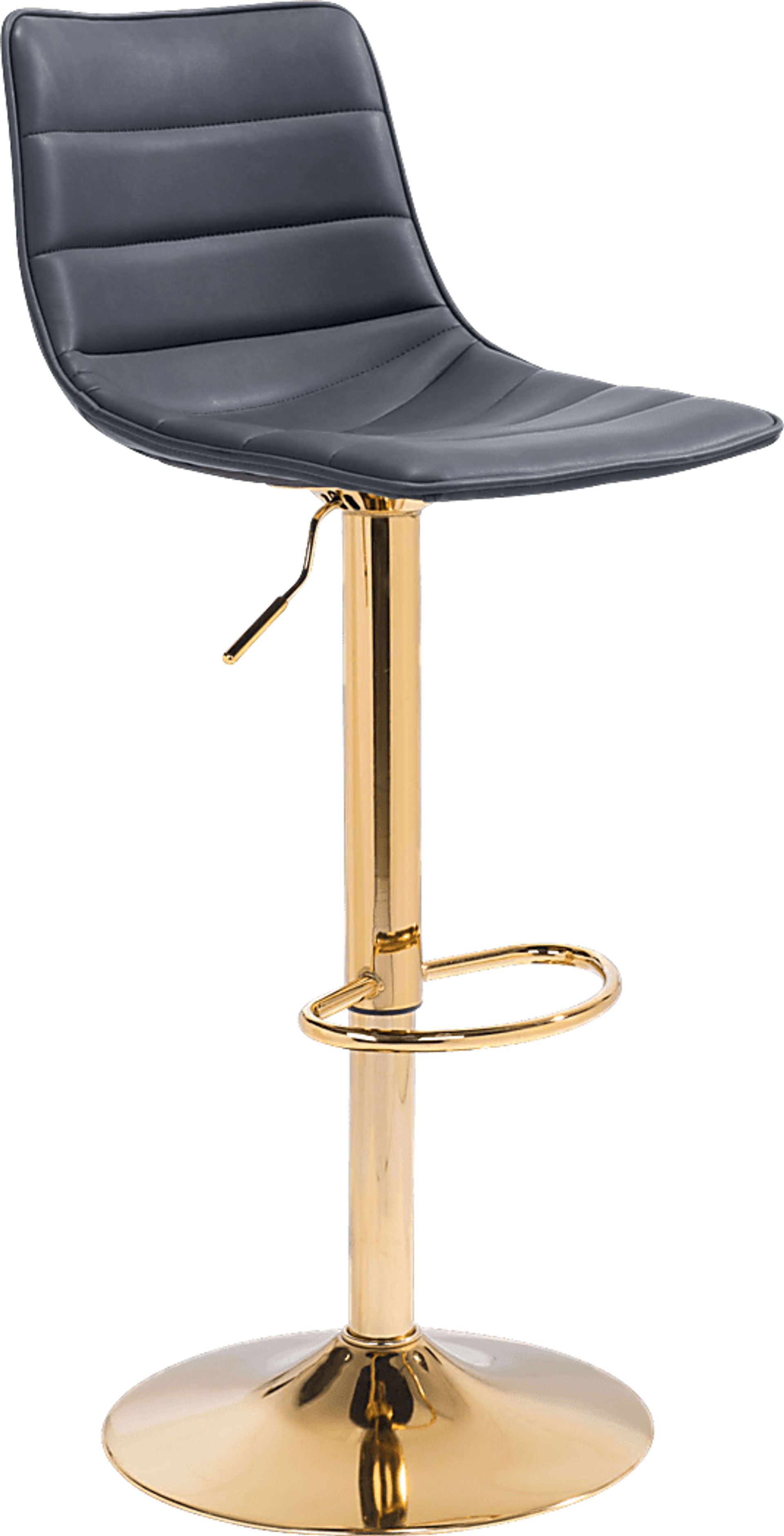 Agrona Black Adjustable Barstool - Image 1