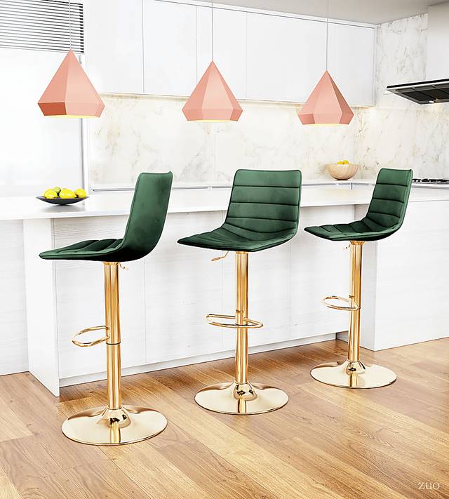 Agrona Green Adjustable Barstool - Thumbnail - Image 6