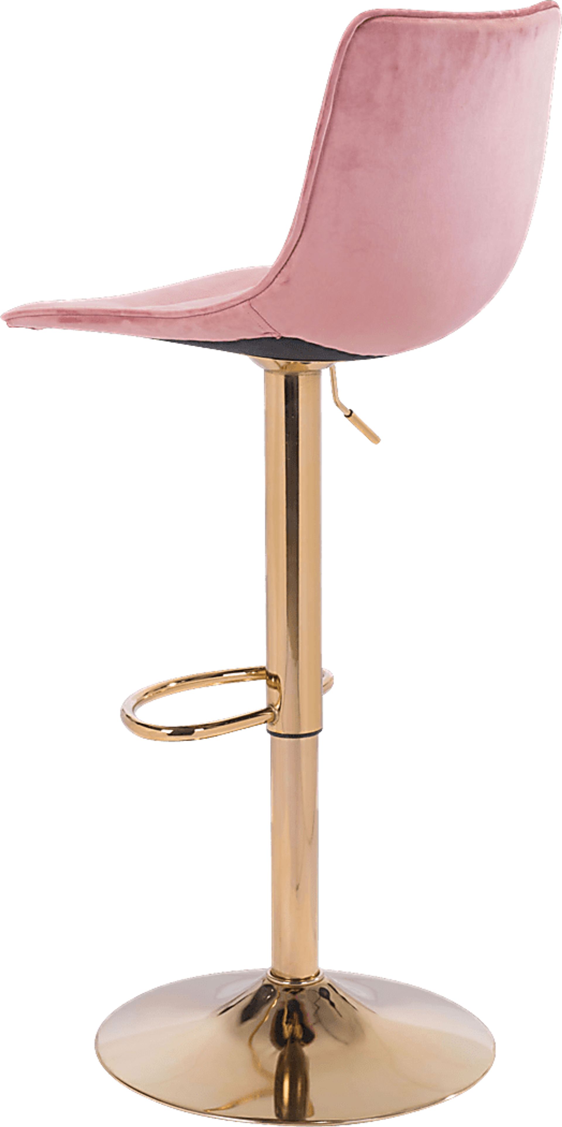 Agrona Pink Adjustable Barstool - Image 5