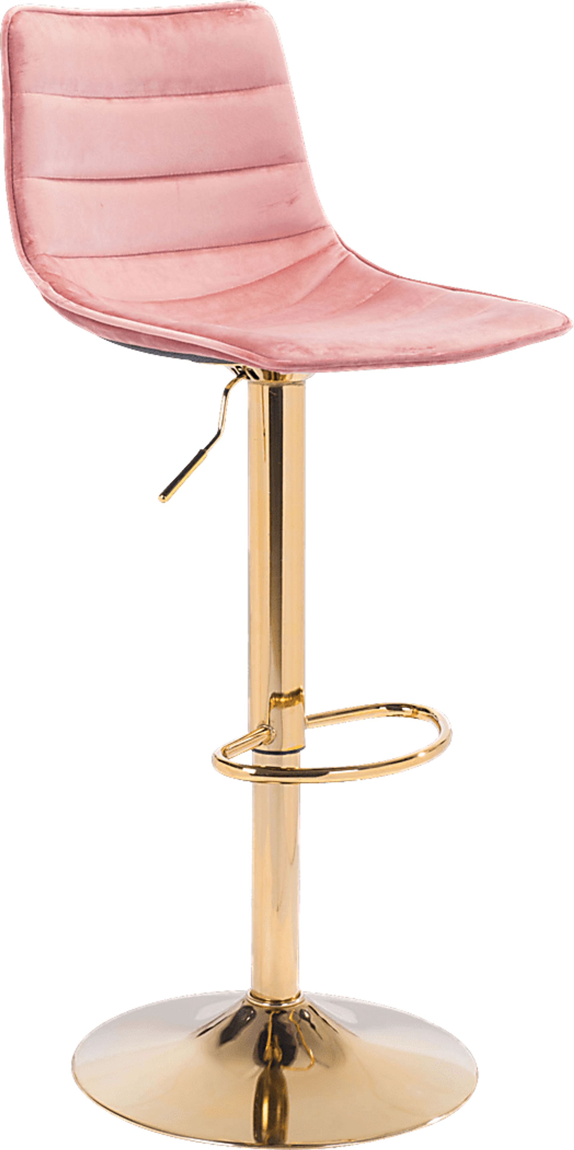 Agrona Pink Adjustable Barstool - Image 1