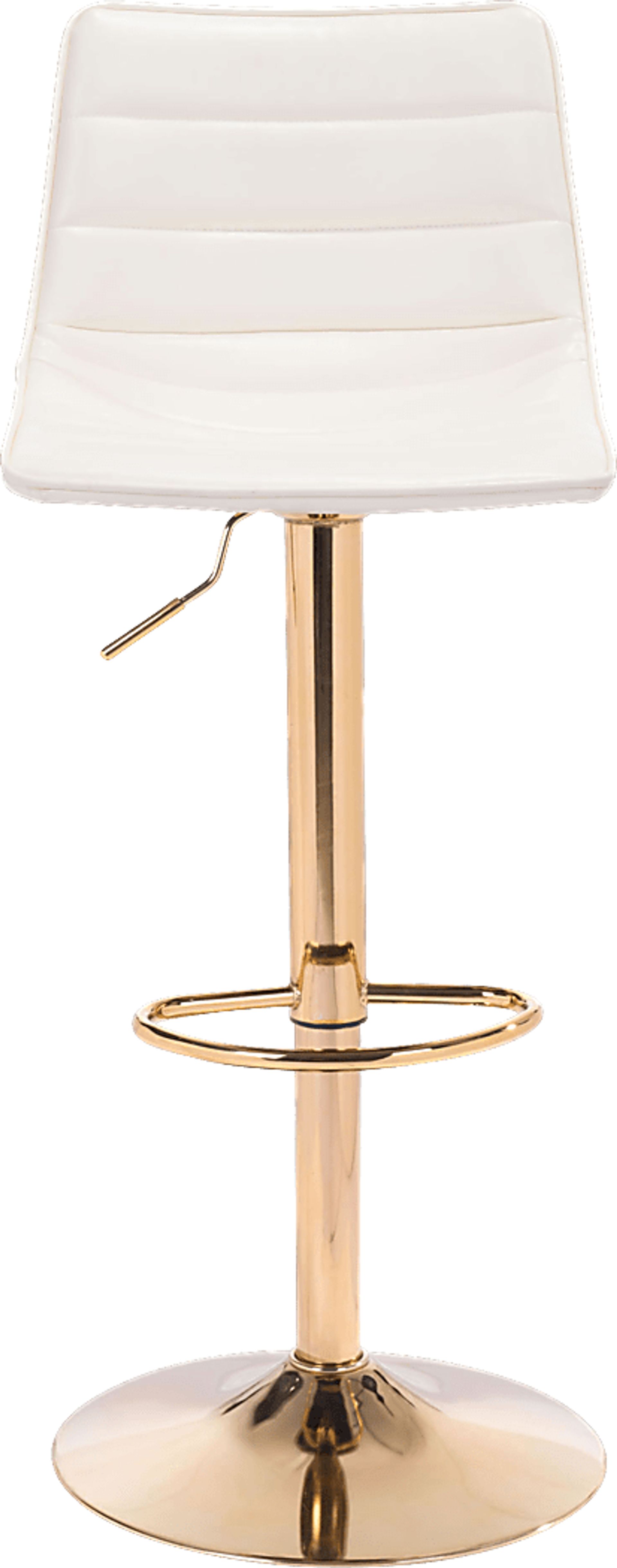 Agrona White Adjustable Barstool - Image 3