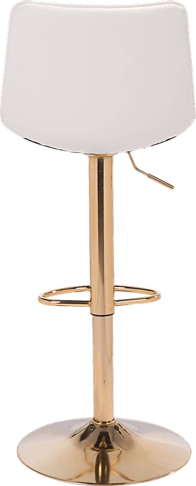 Agrona White Adjustable Barstool - Thumbnail - Image 4