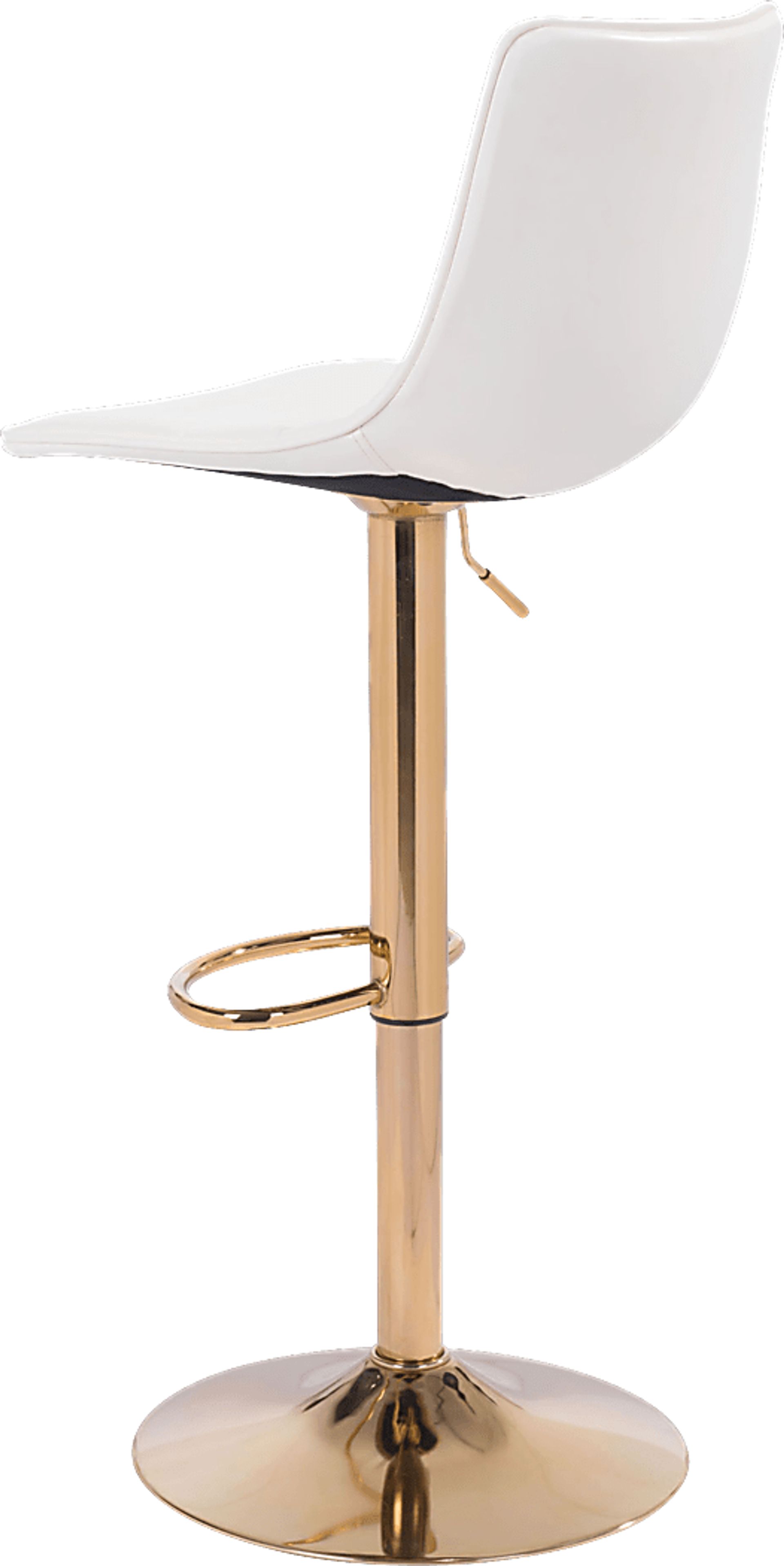 Agrona White Adjustable Barstool - Image 5
