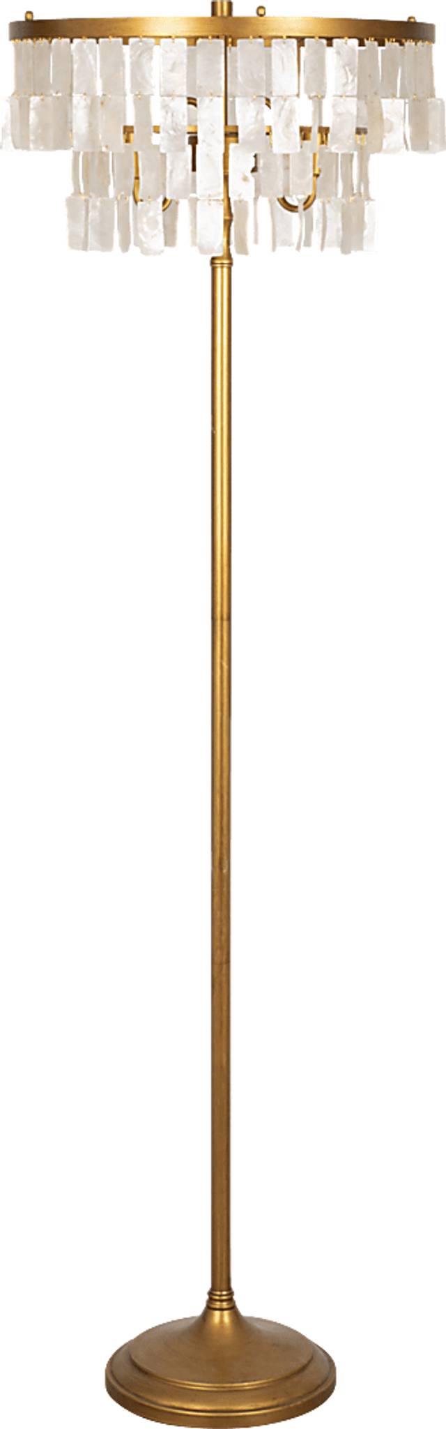Agua Dolce Place Gold Floor Lamp - Thumbnail - Image 1