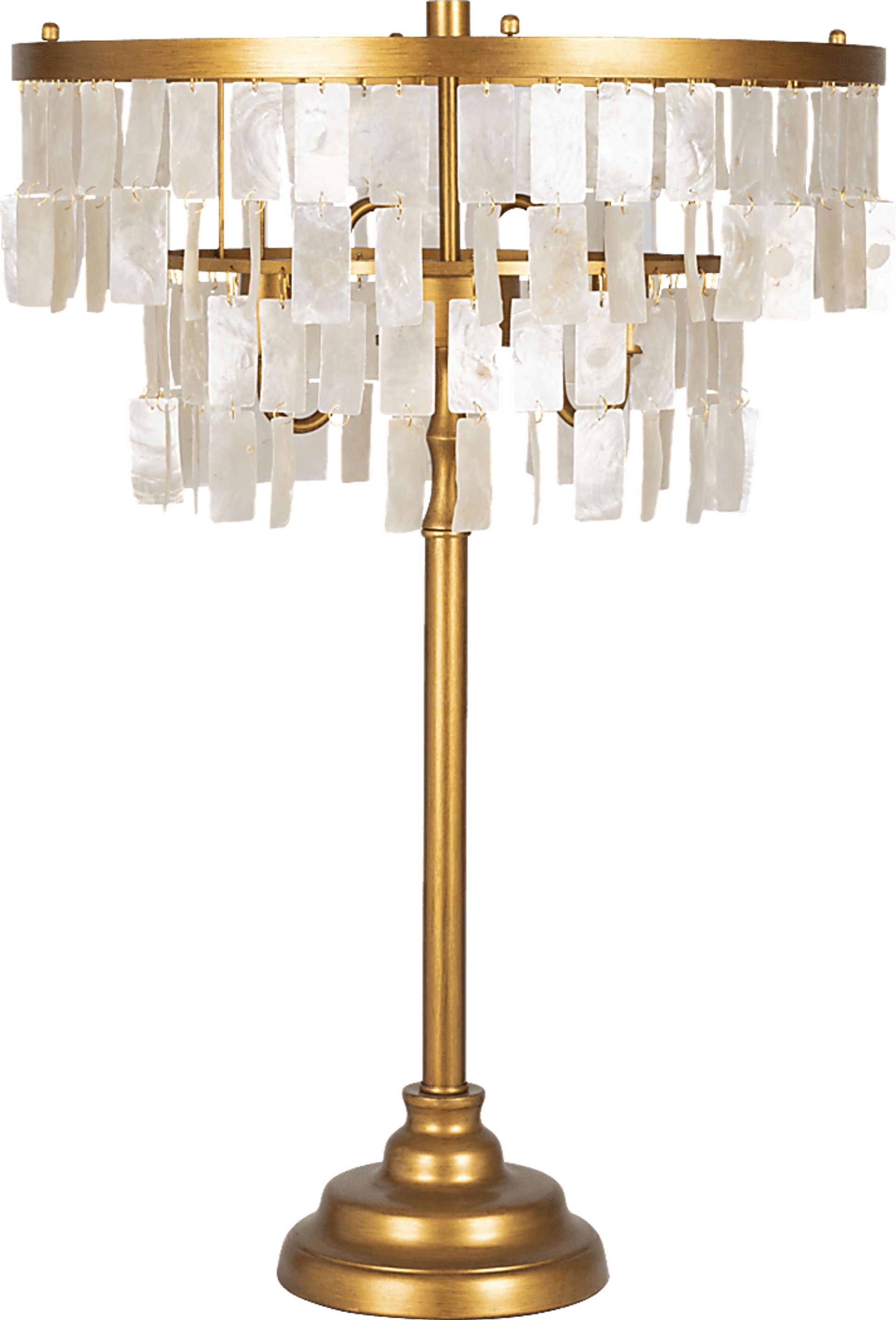 Agua Dolce Place Gold Lamp - Image 1