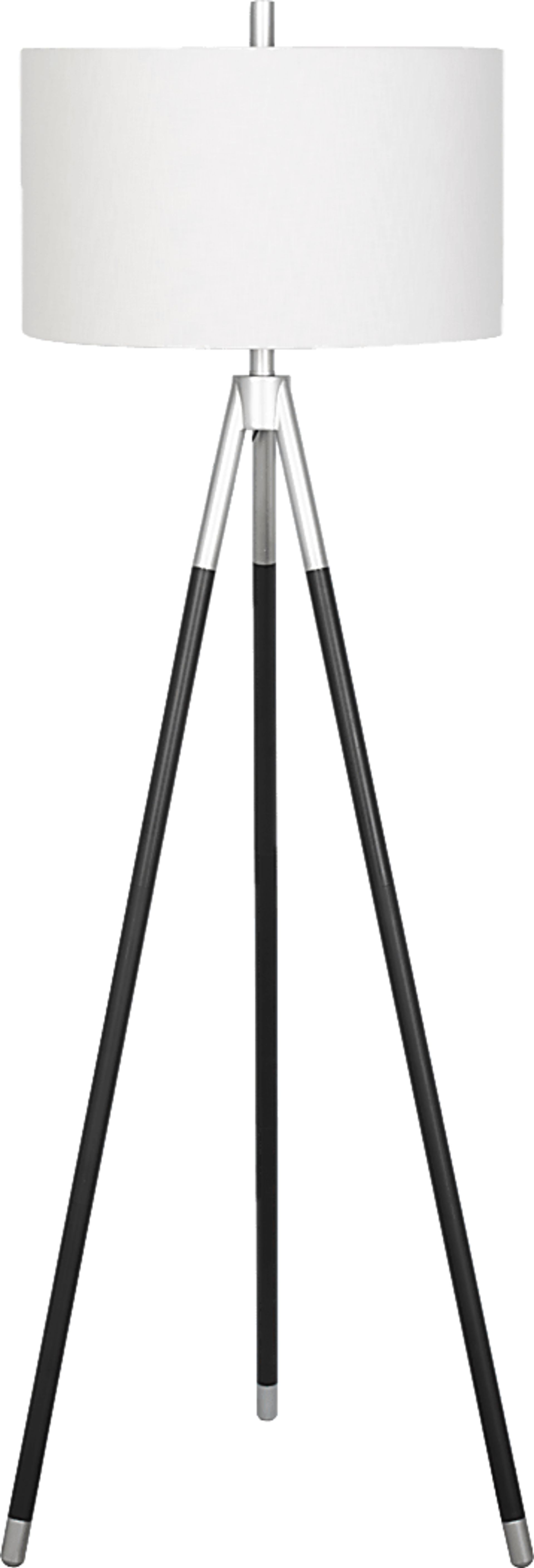 Aguila Place Black Floor Lamp - Image 1