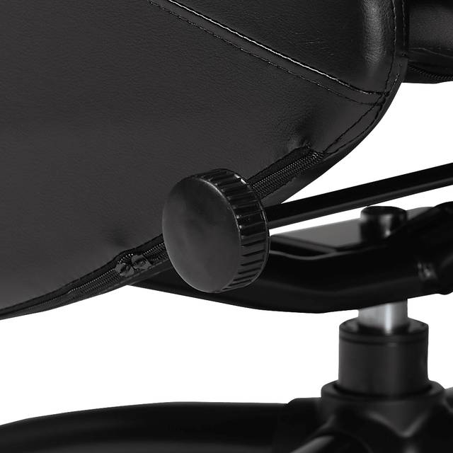 Aguilay Black Accent Chair and Ottoman - Thumbnail - Image 13