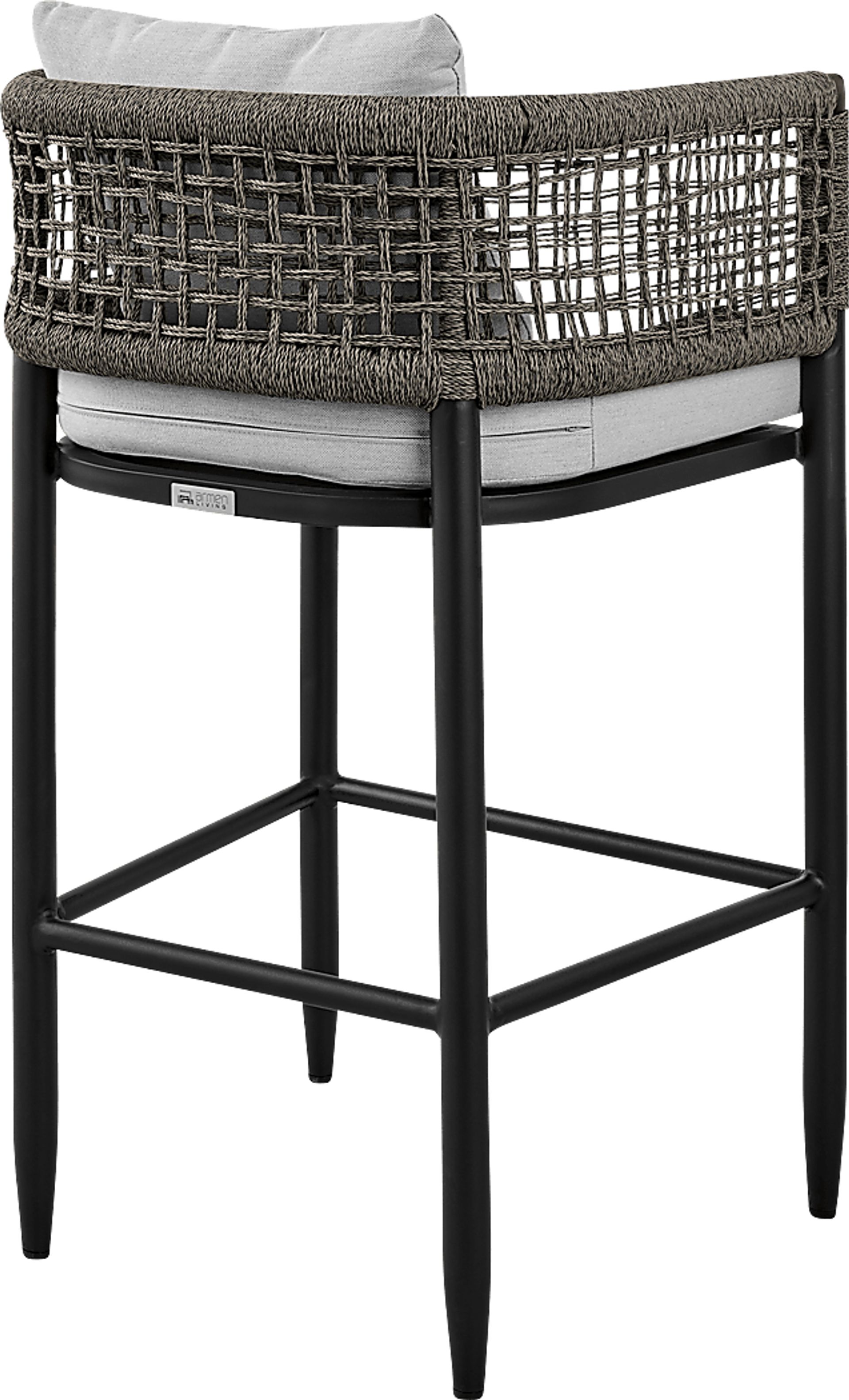 Outdoor Agusta Black Barstool - Image 5