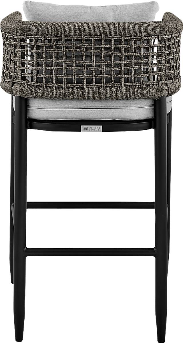 Outdoor Agusta Black Barstool - Thumbnail - Image 6
