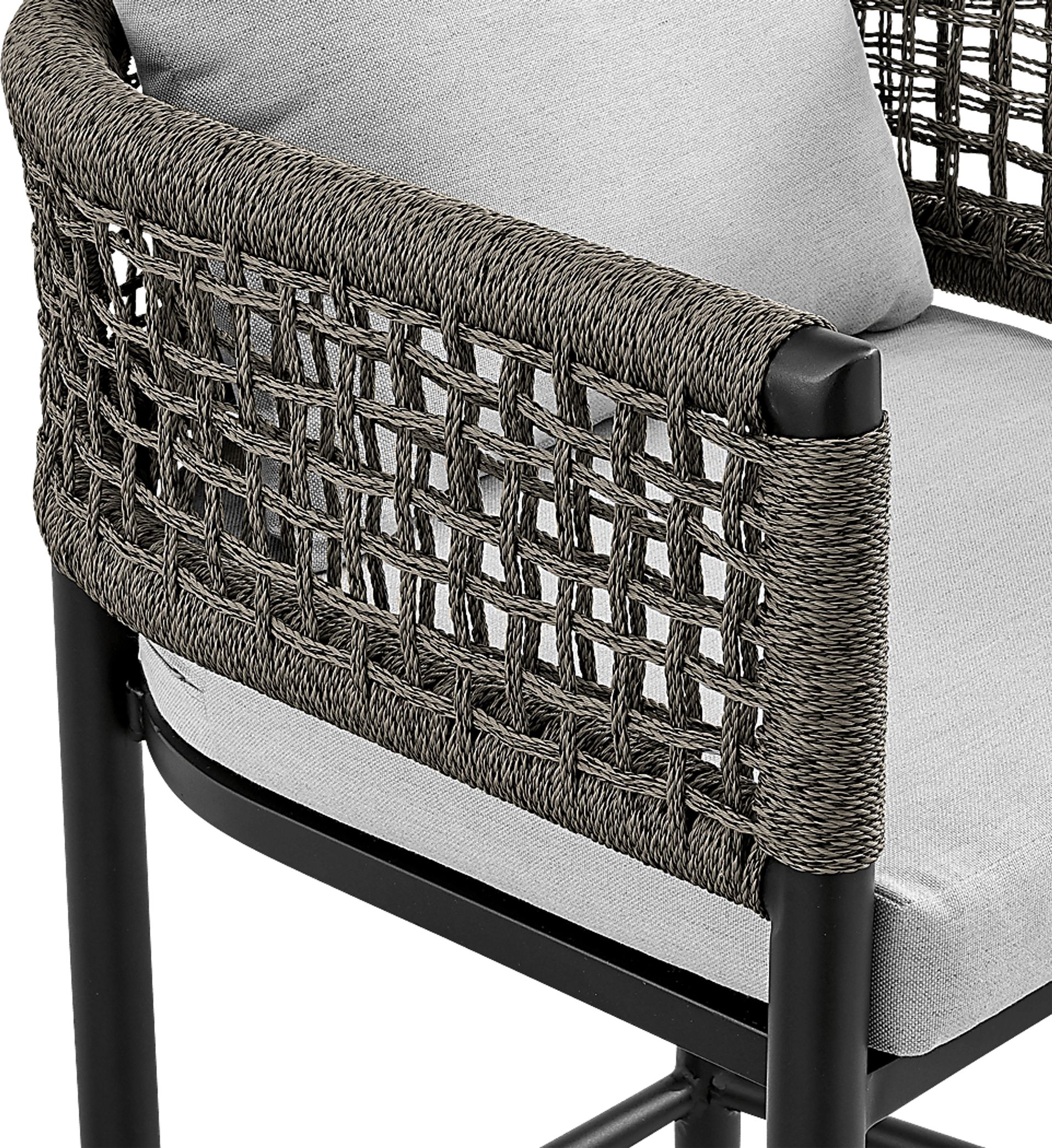 Outdoor Agusta Black Barstool - Image 7