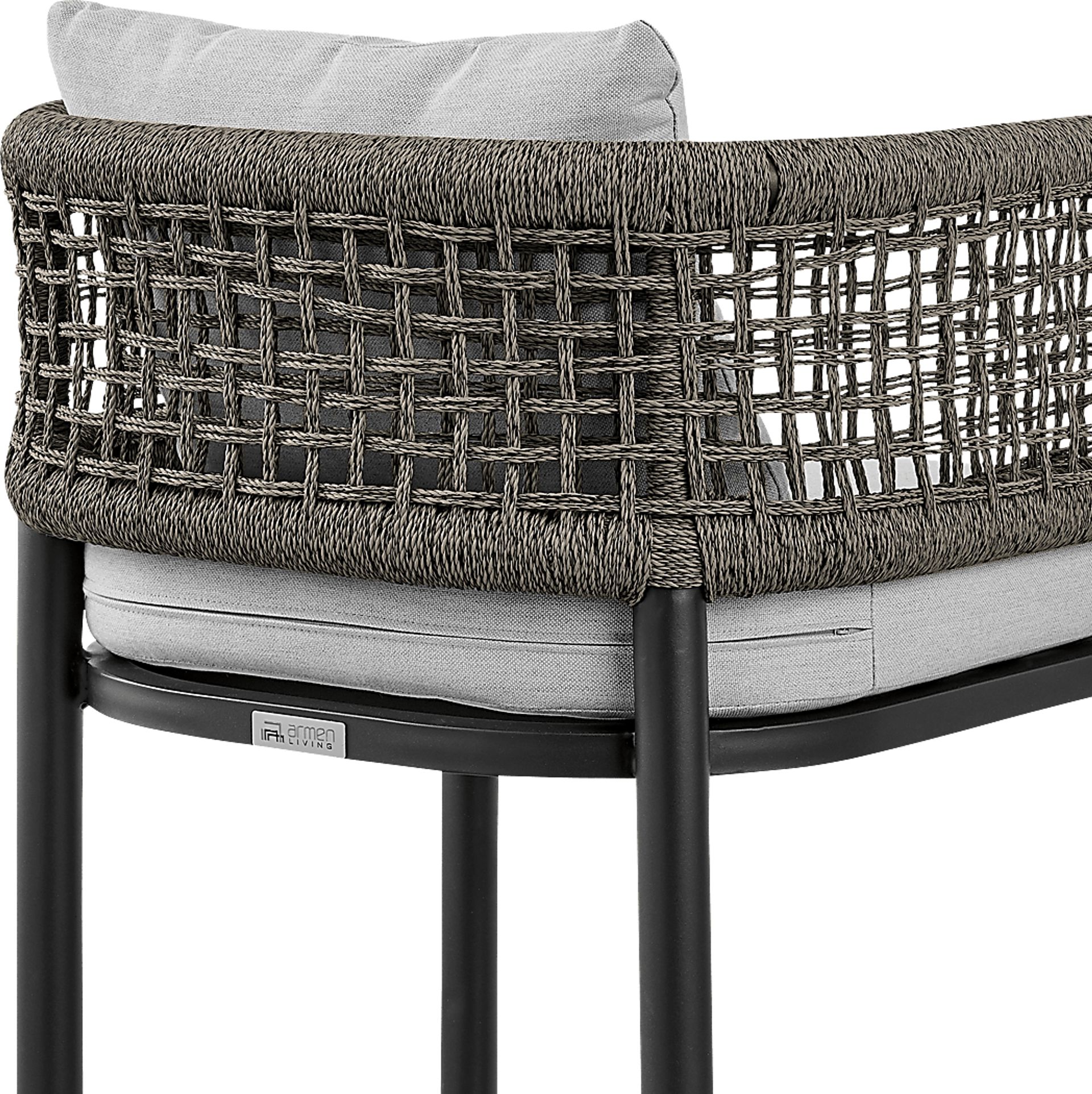 Outdoor Agusta Black Barstool - Image 8